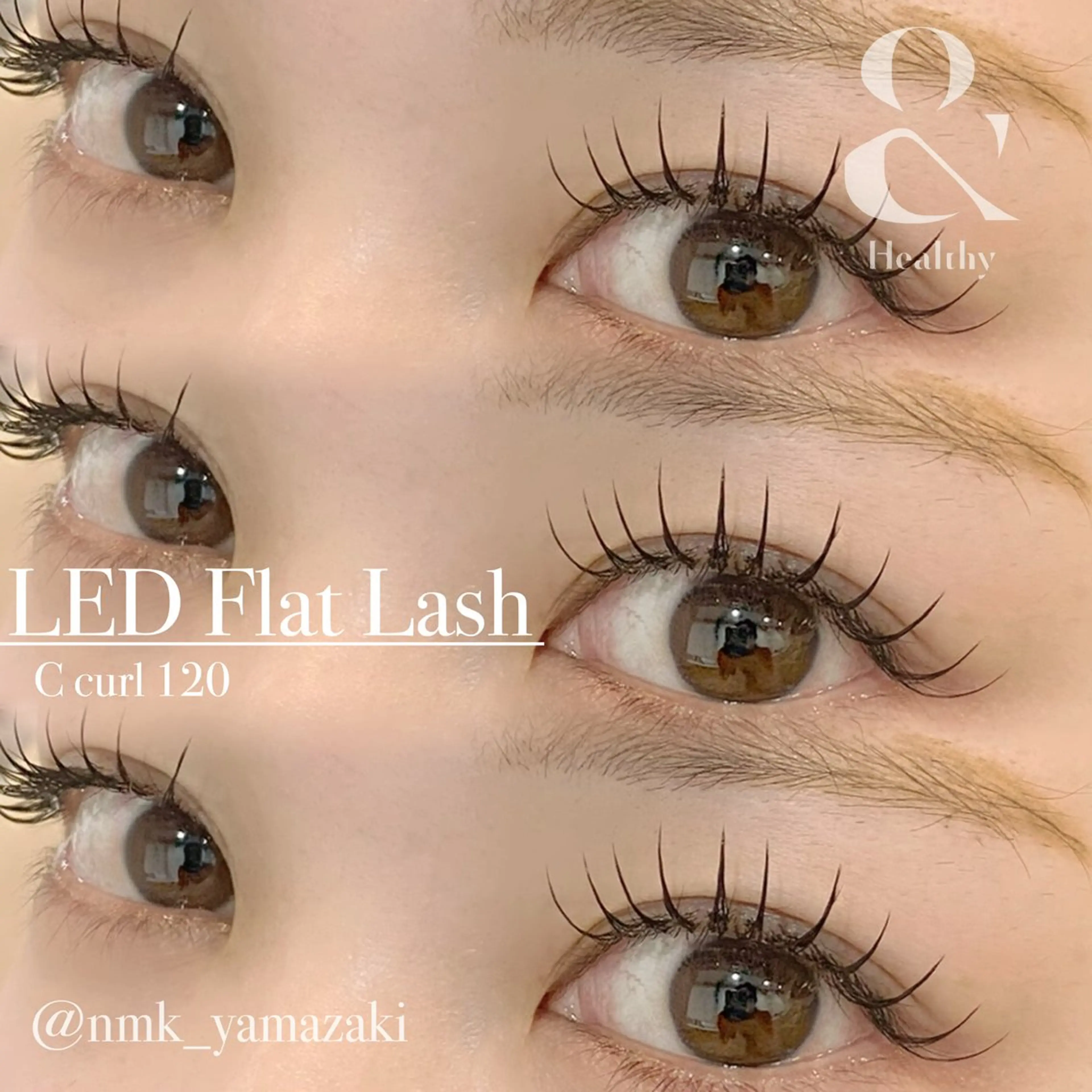 マツエク・マツパ フラットラッシュ eno eyelash salon所属・🫧eno オーナー山崎🫧のマツエク・マツパデザイン