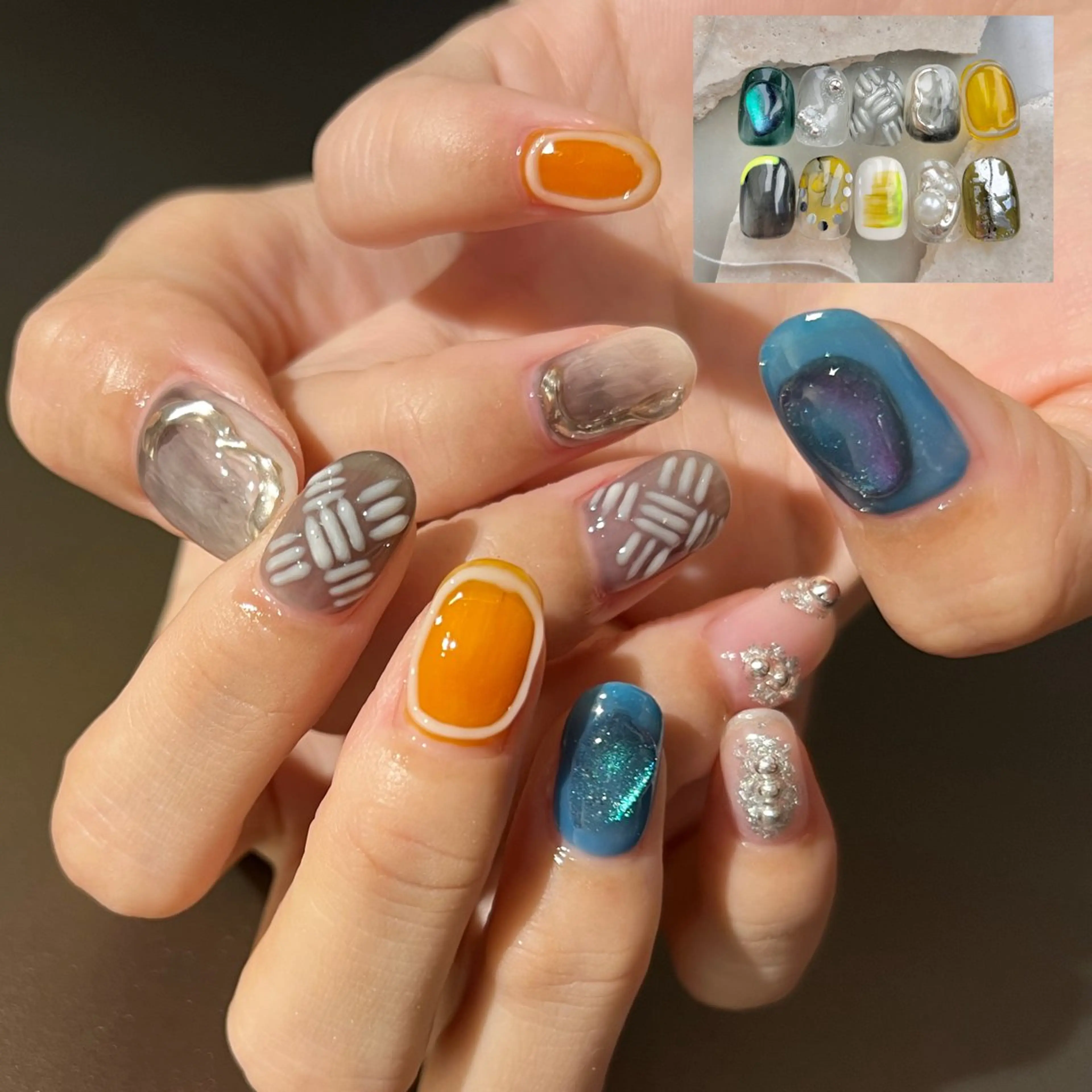 ネイル ニュアンスネイル 深田 美雪のネイルデザイン