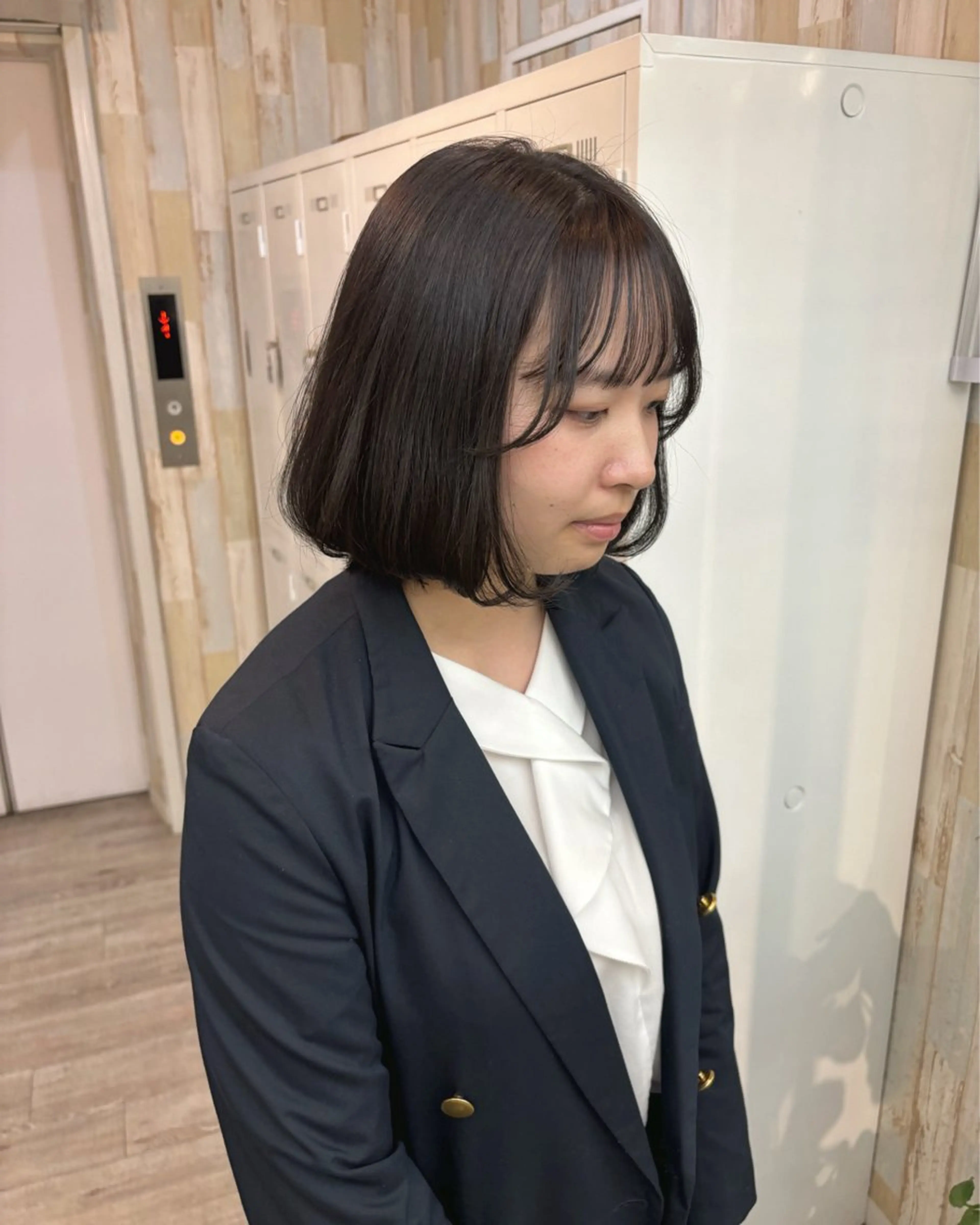 ショート カラー 広島/わかな/ヘア セット/オリーブのヘアスタイル