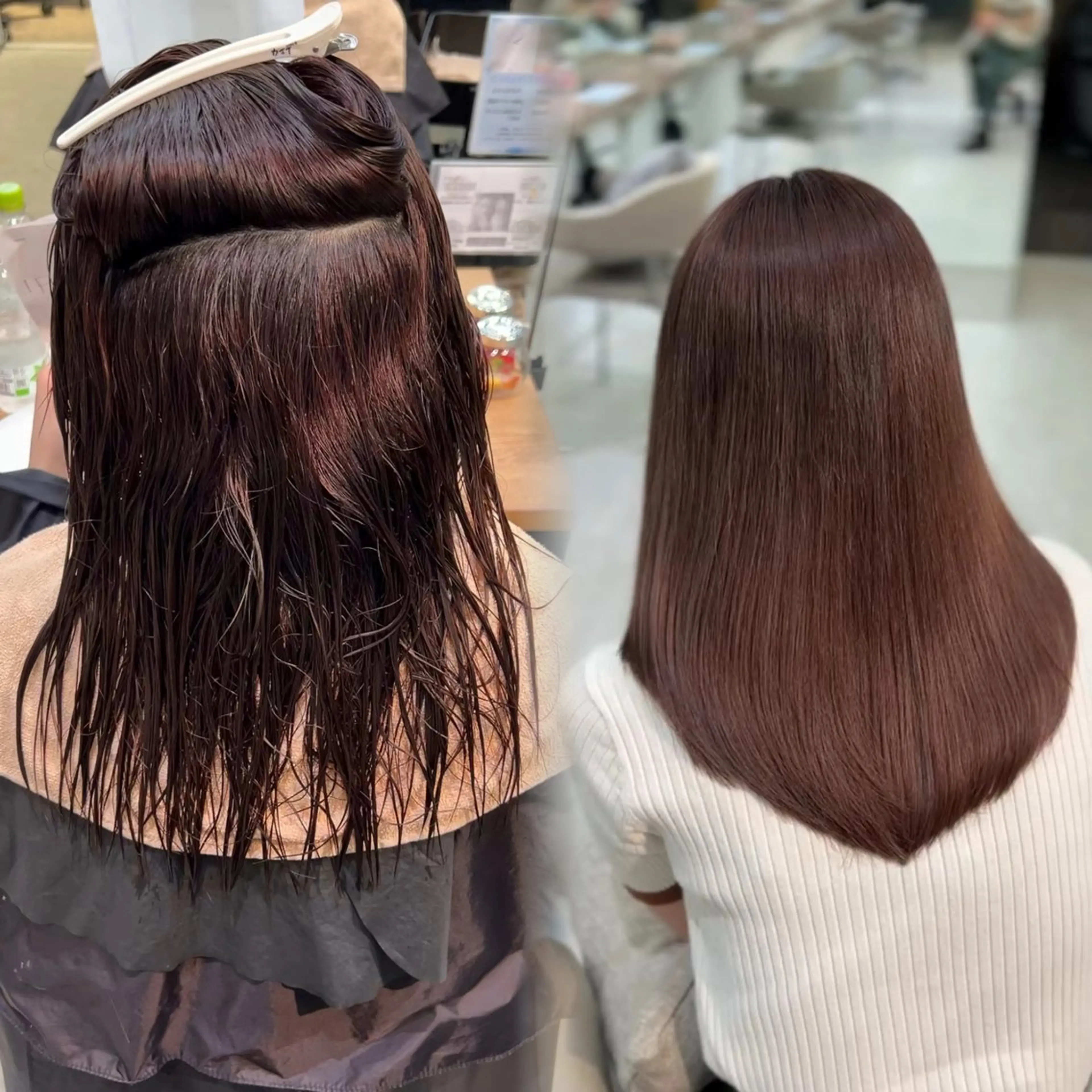 ミディアム カラー パーマ ⭐️似合わせボブ ⭐️かえでのヘアスタイル