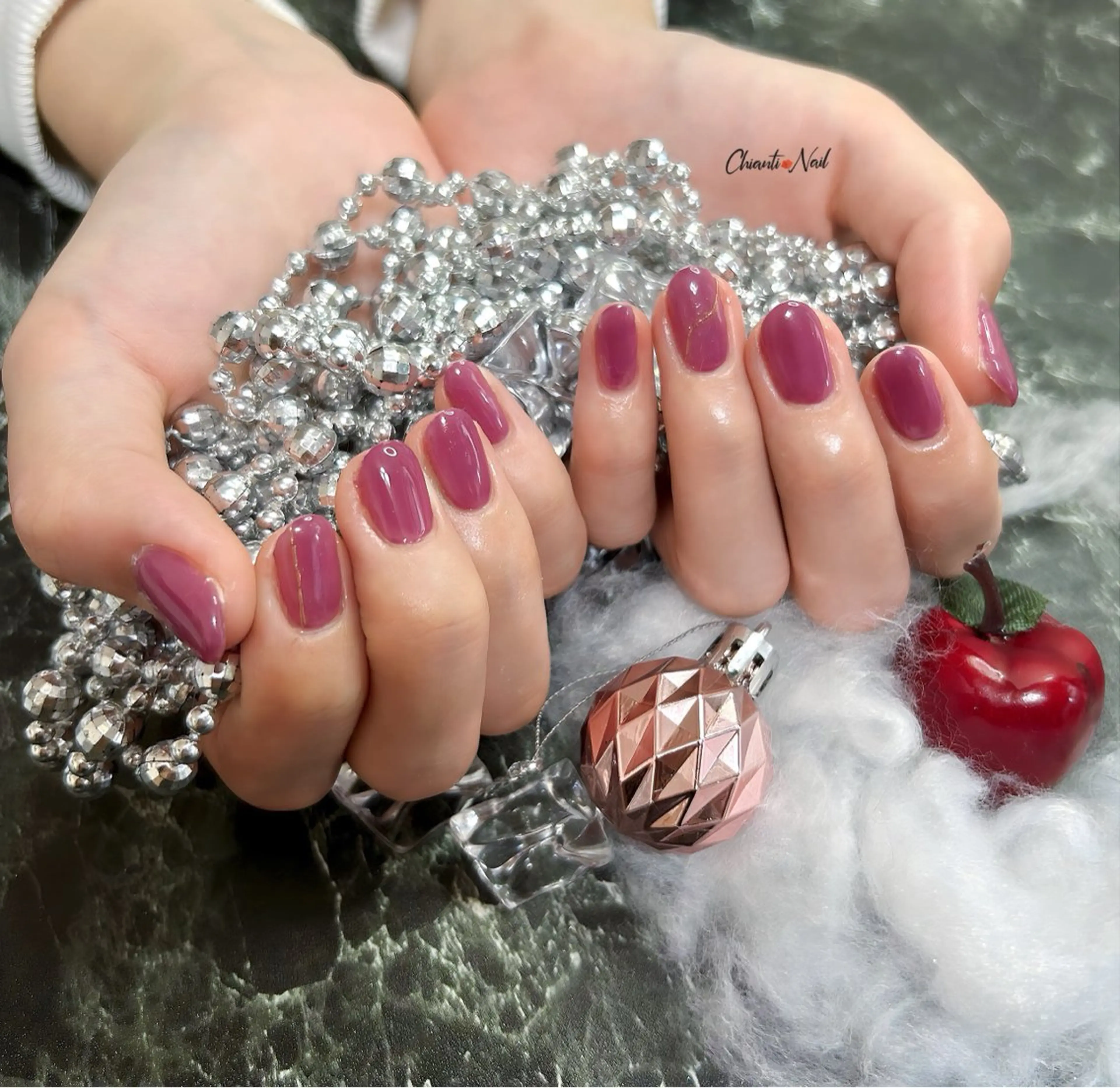 ネイル ミラーネイル ワンカラーネイル Chianti Nailのネイルデザイン