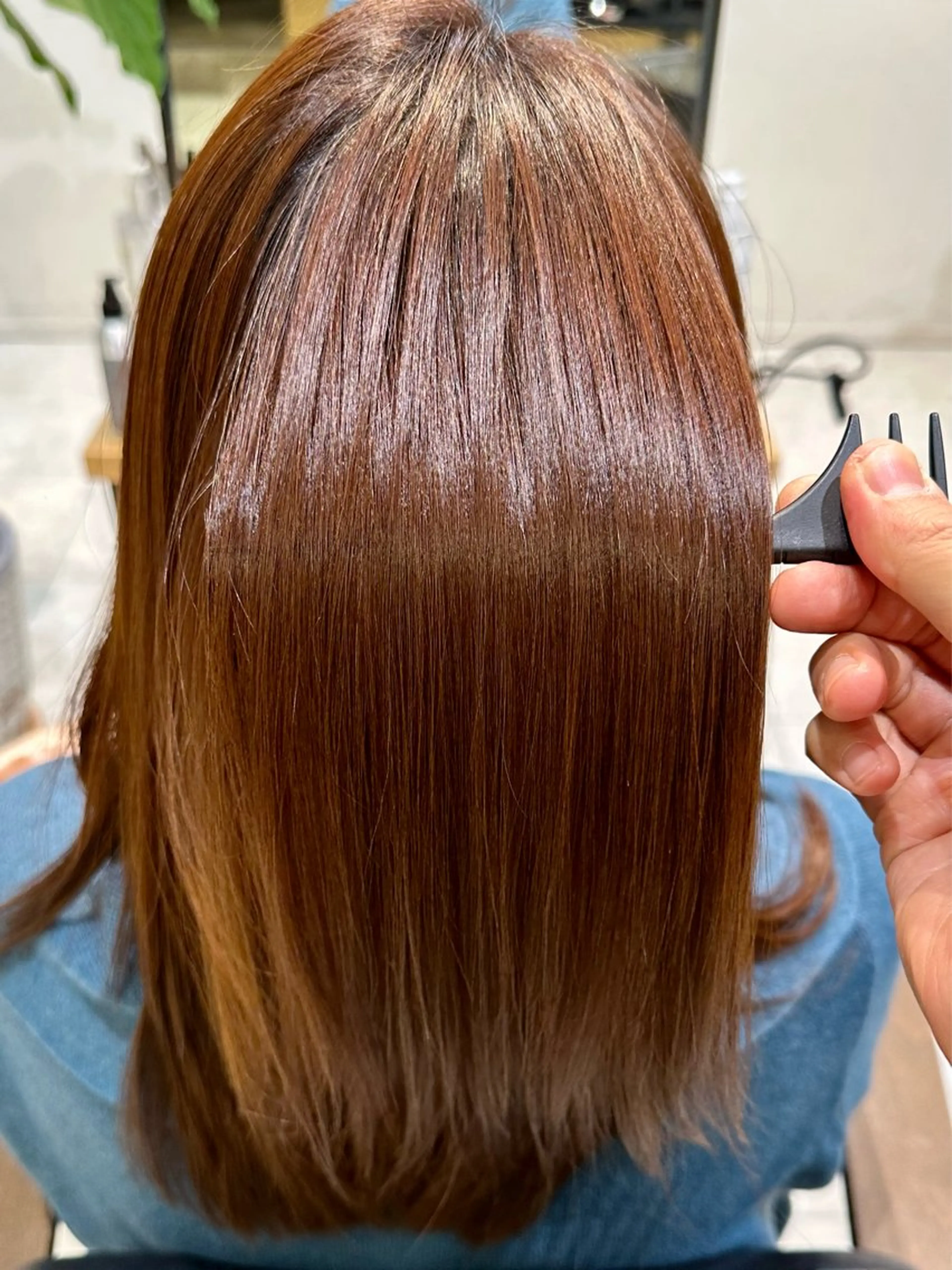 ロング 髪質改善 縮毛矯正・髪質改善・ ストレート🌻ゆいのヘアスタイル