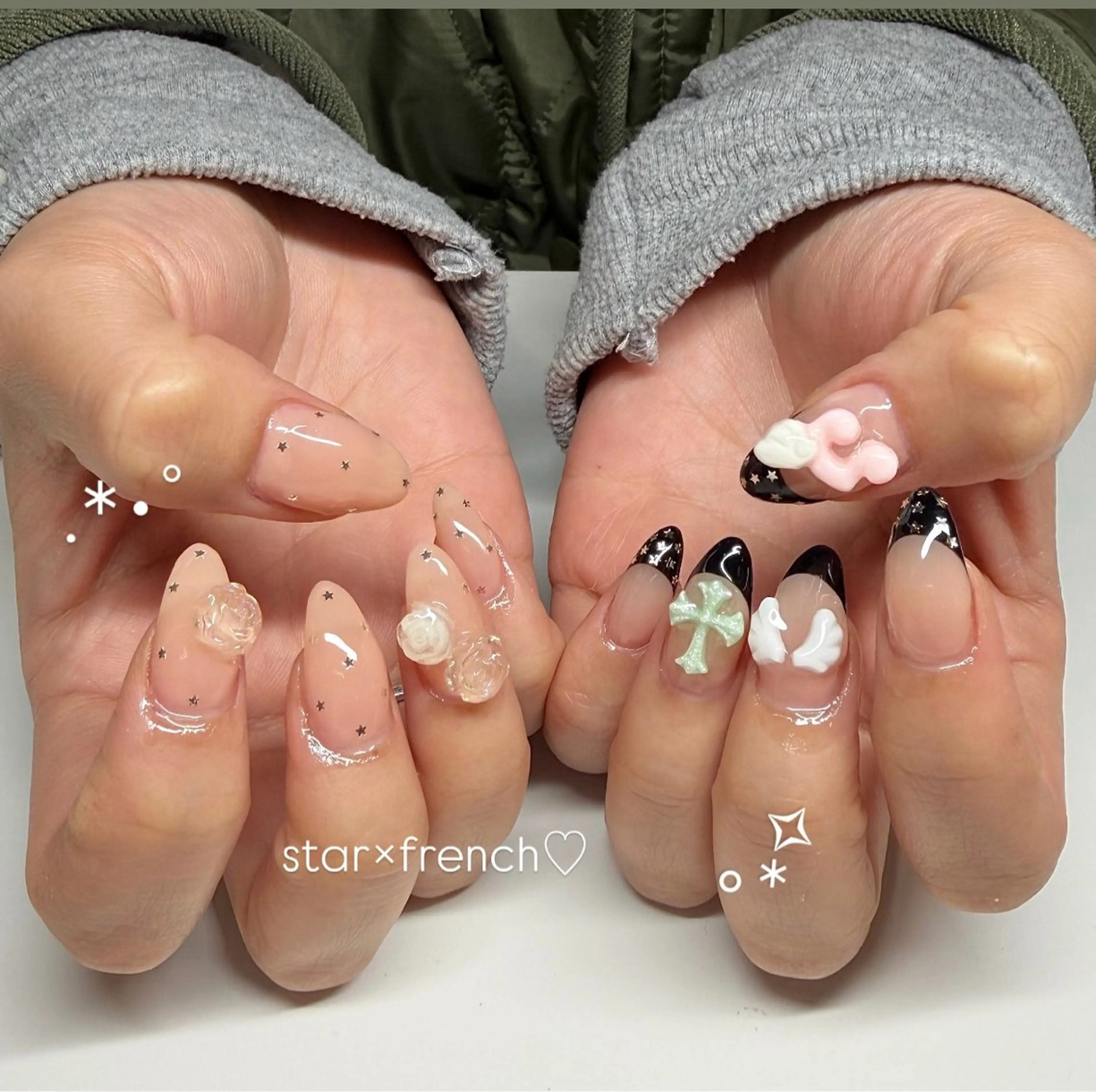 ネイル ハンドネイル .*･ﾟCHAM NAIL✧︎*。のネイルデザイン