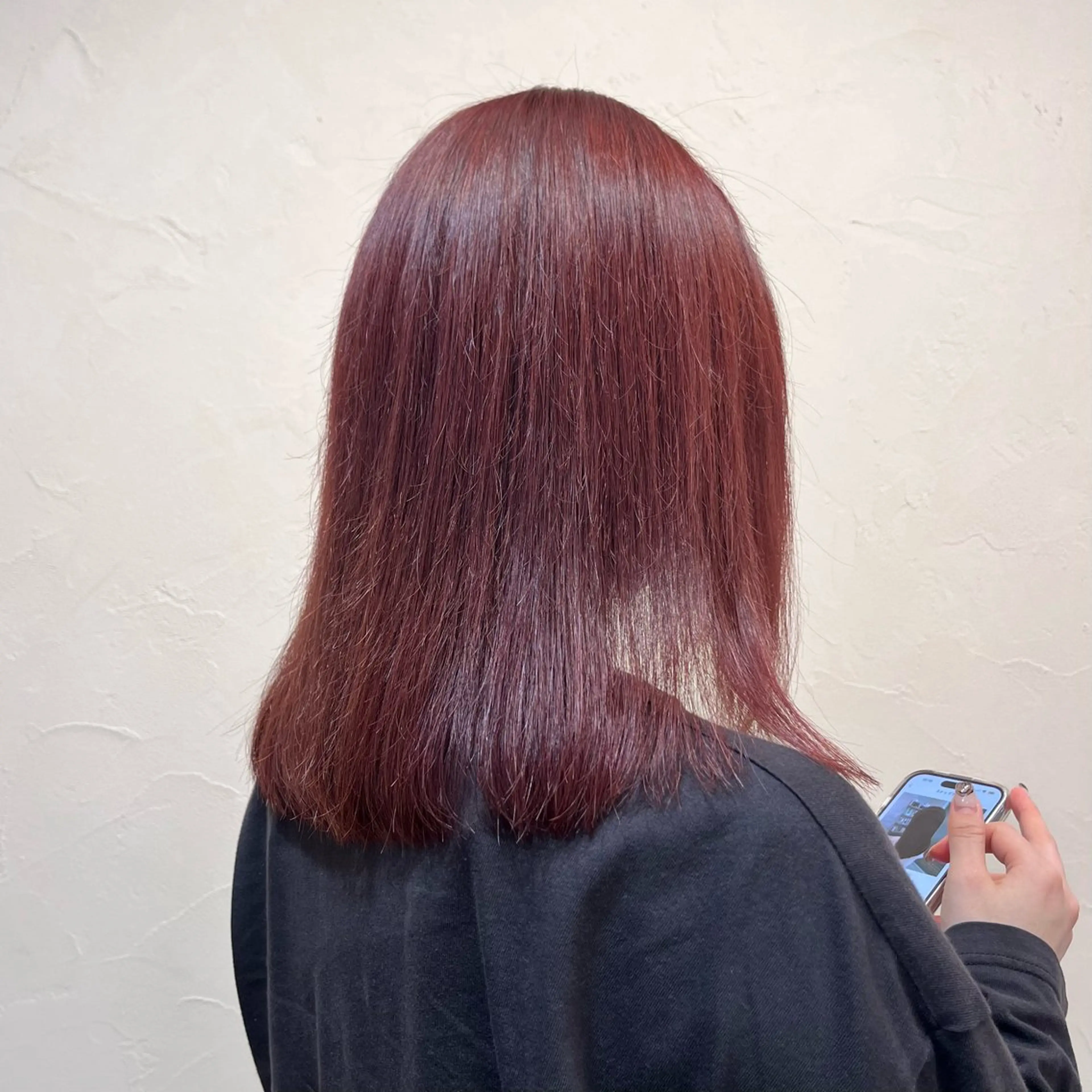 カラー ヘアカラー 川崎 唯華のヘアスタイル