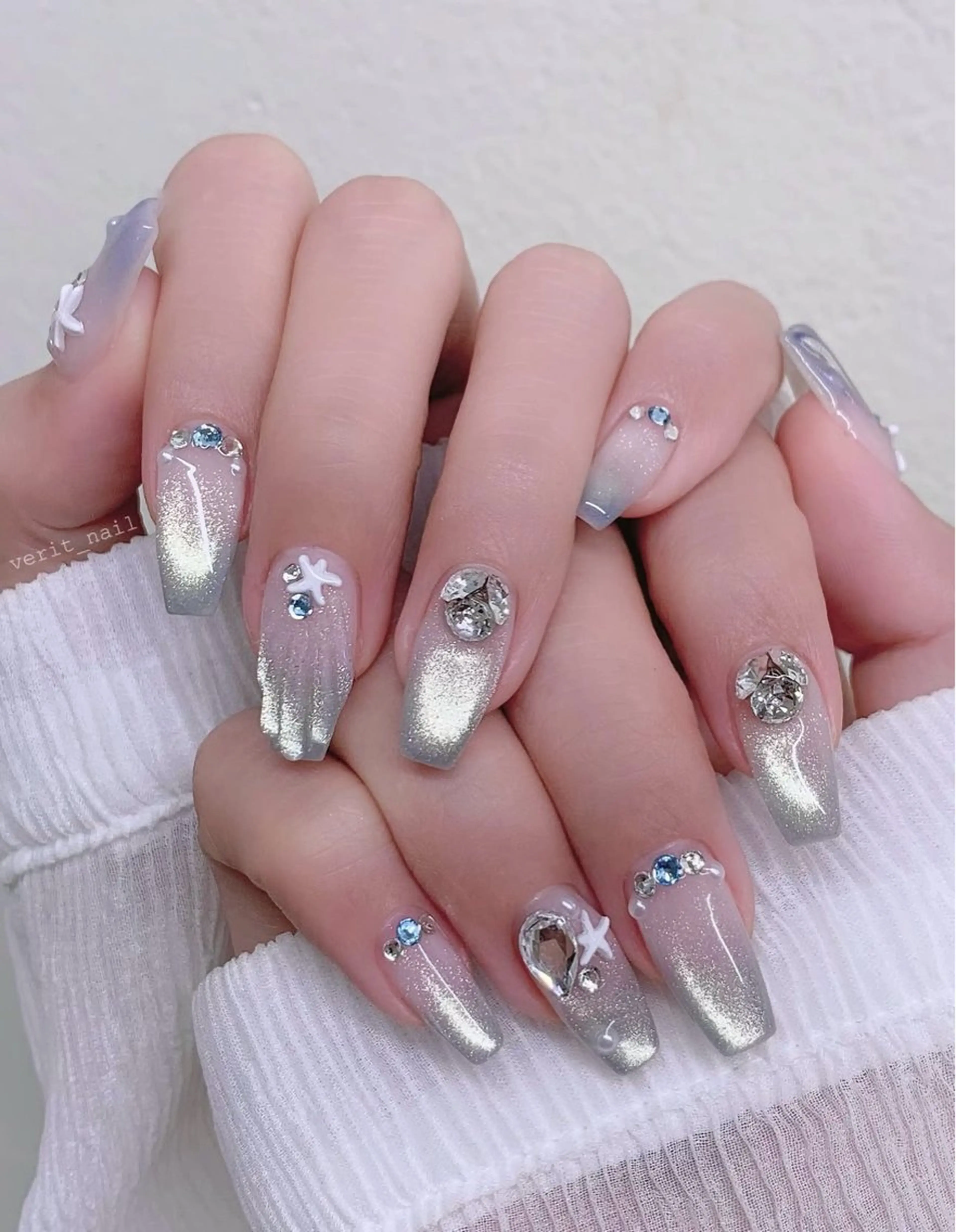 ネイル 韓国ネイル 持ち込み ニュアンスネイル ネイルチップ ハンドネイル TABI ANA.CHUOのネイルデザイン