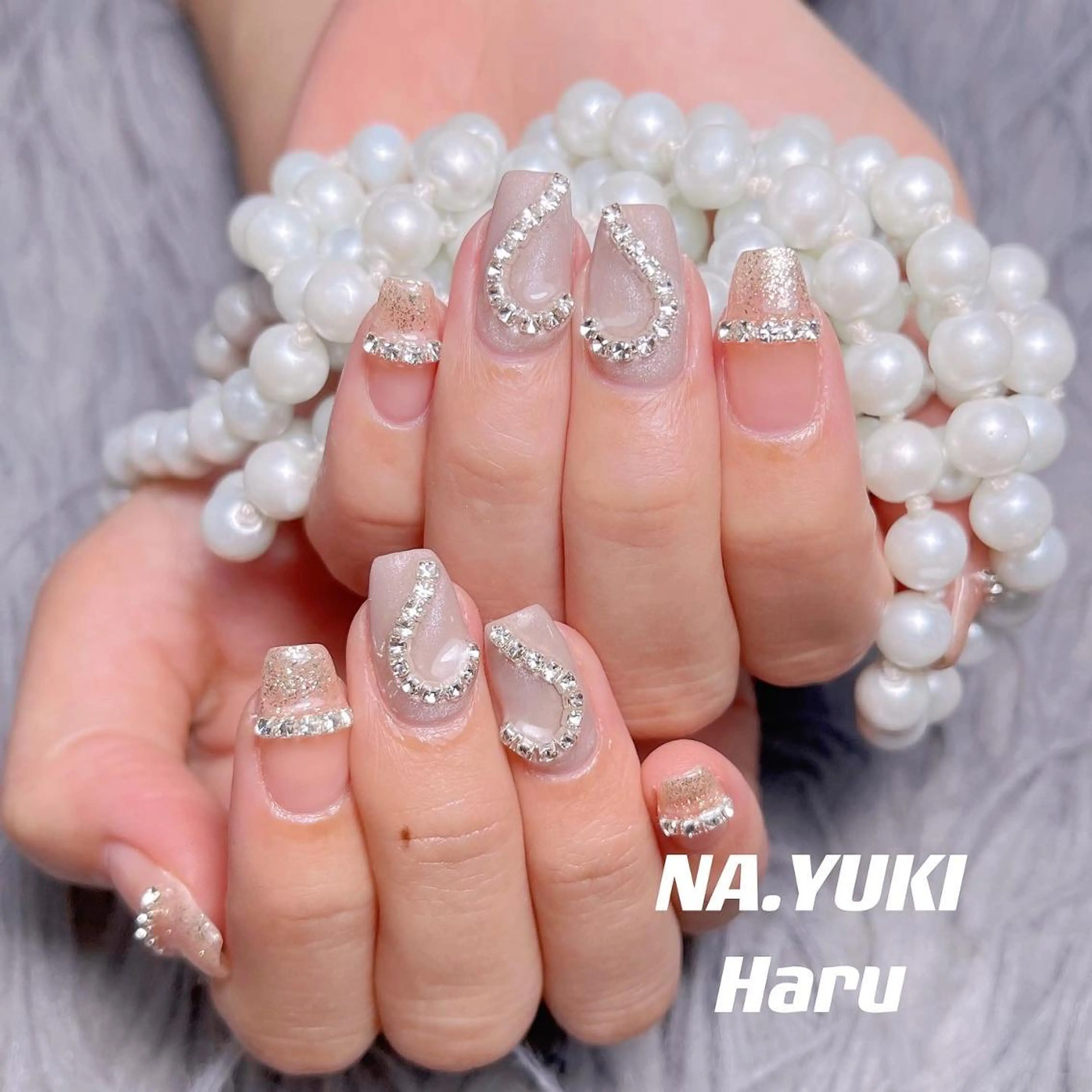 ネイル ミディアム ハンドネイル ハンドケア ナユキNA.YUKI 池袋店のネイルデザイン