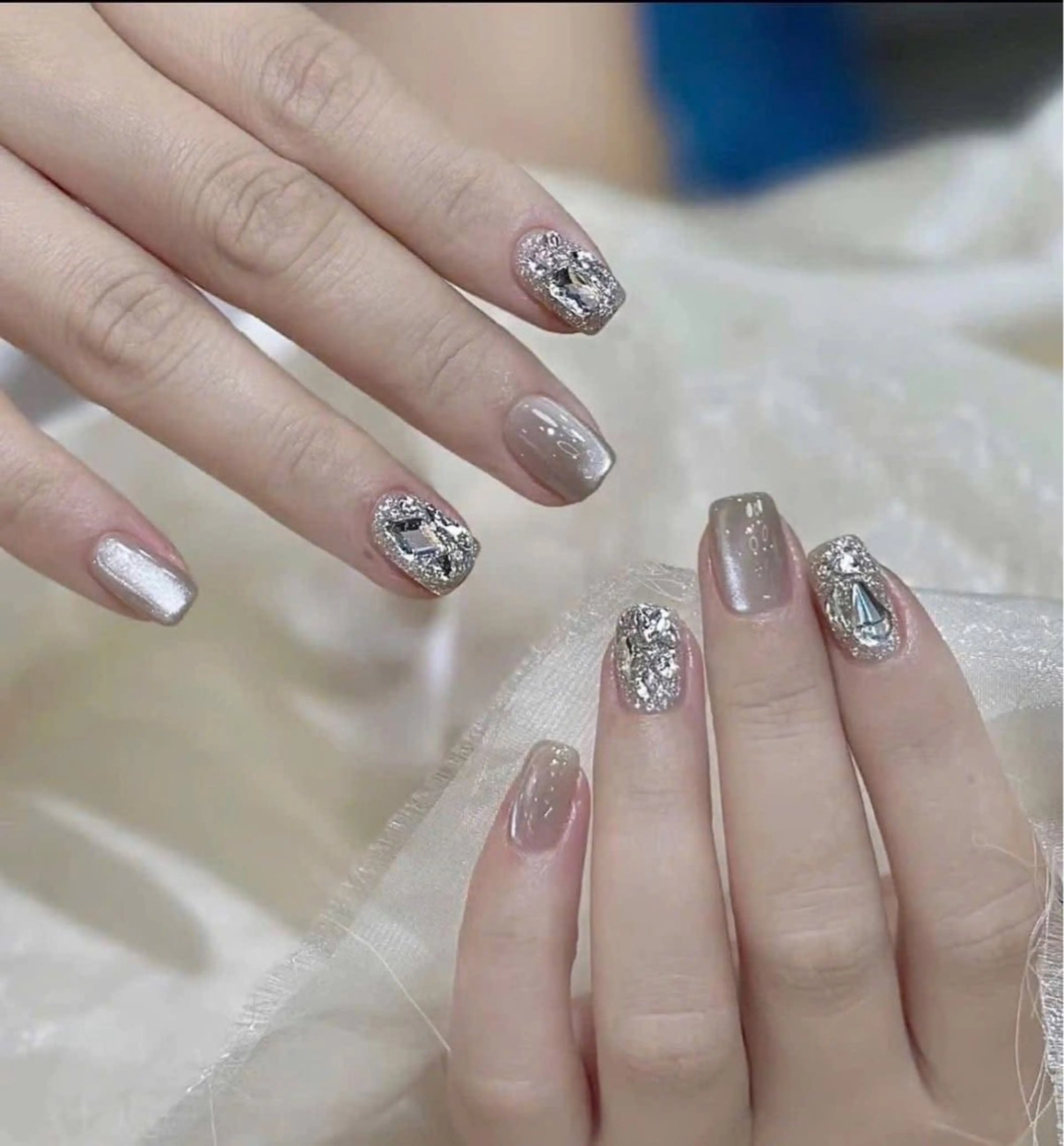 ネイル 韓国ネイル 持ち込み ニュアンスネイル ネイルチップ ハンドネイル ROSE ANA CHUO 本川越のネイルデザイン