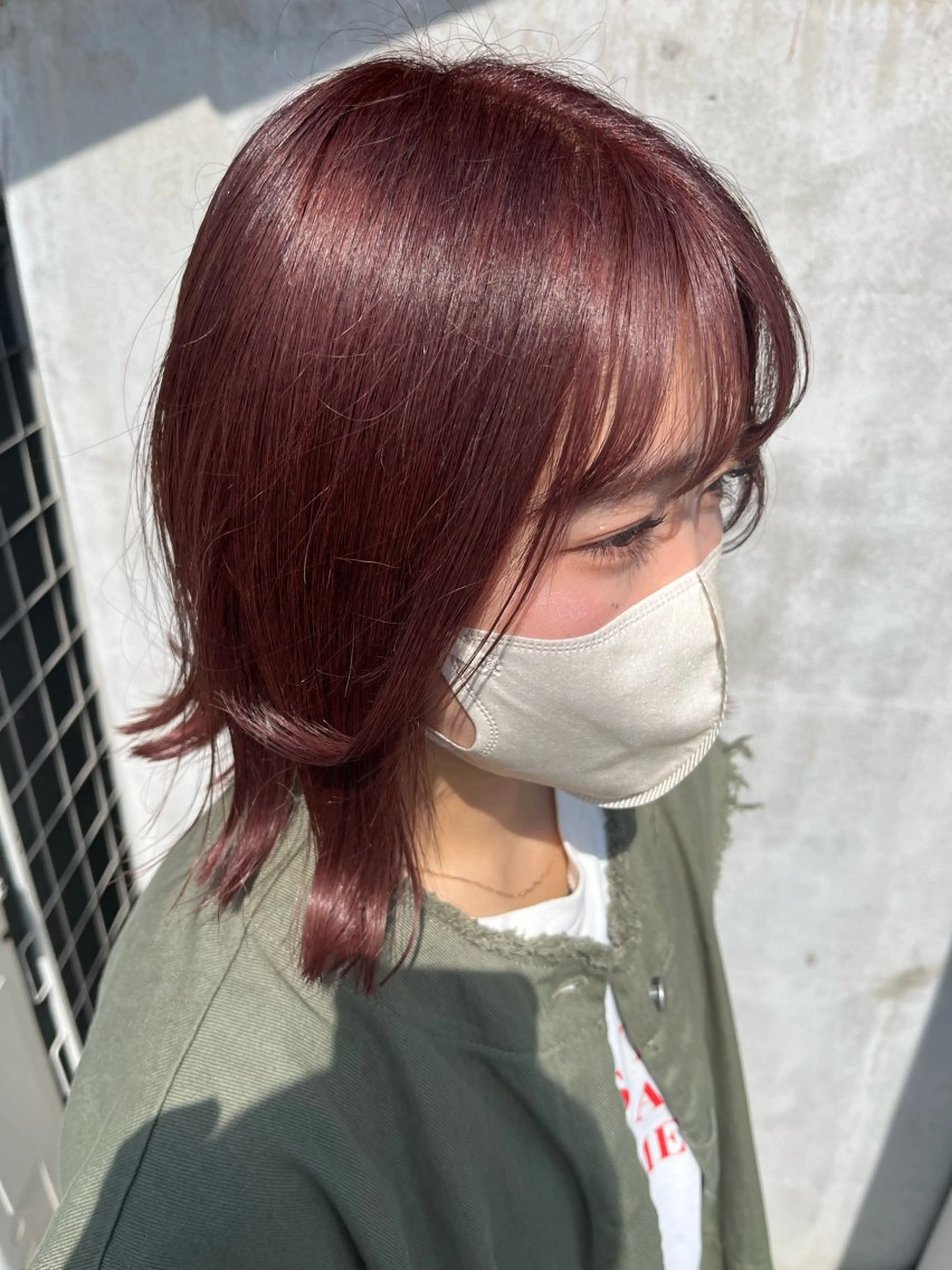 カラー ブリーチ ピンクカラー NAGON STYLE所属・NAGONSTYLE 田村　莉生のヘアスタイル