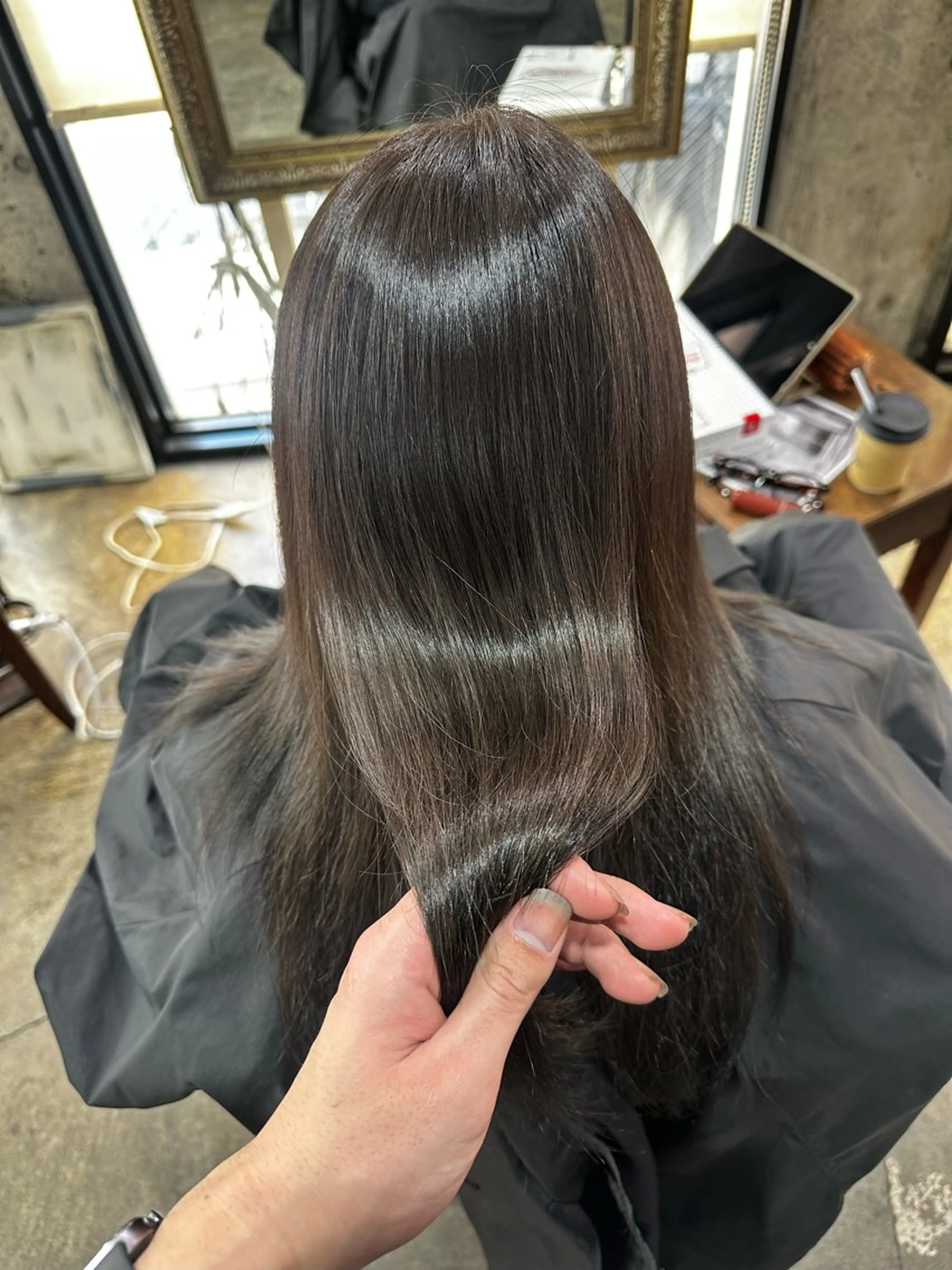 ロング 【💎ツヤ髪💎】 ダメージレスカラー✨のヘアスタイル