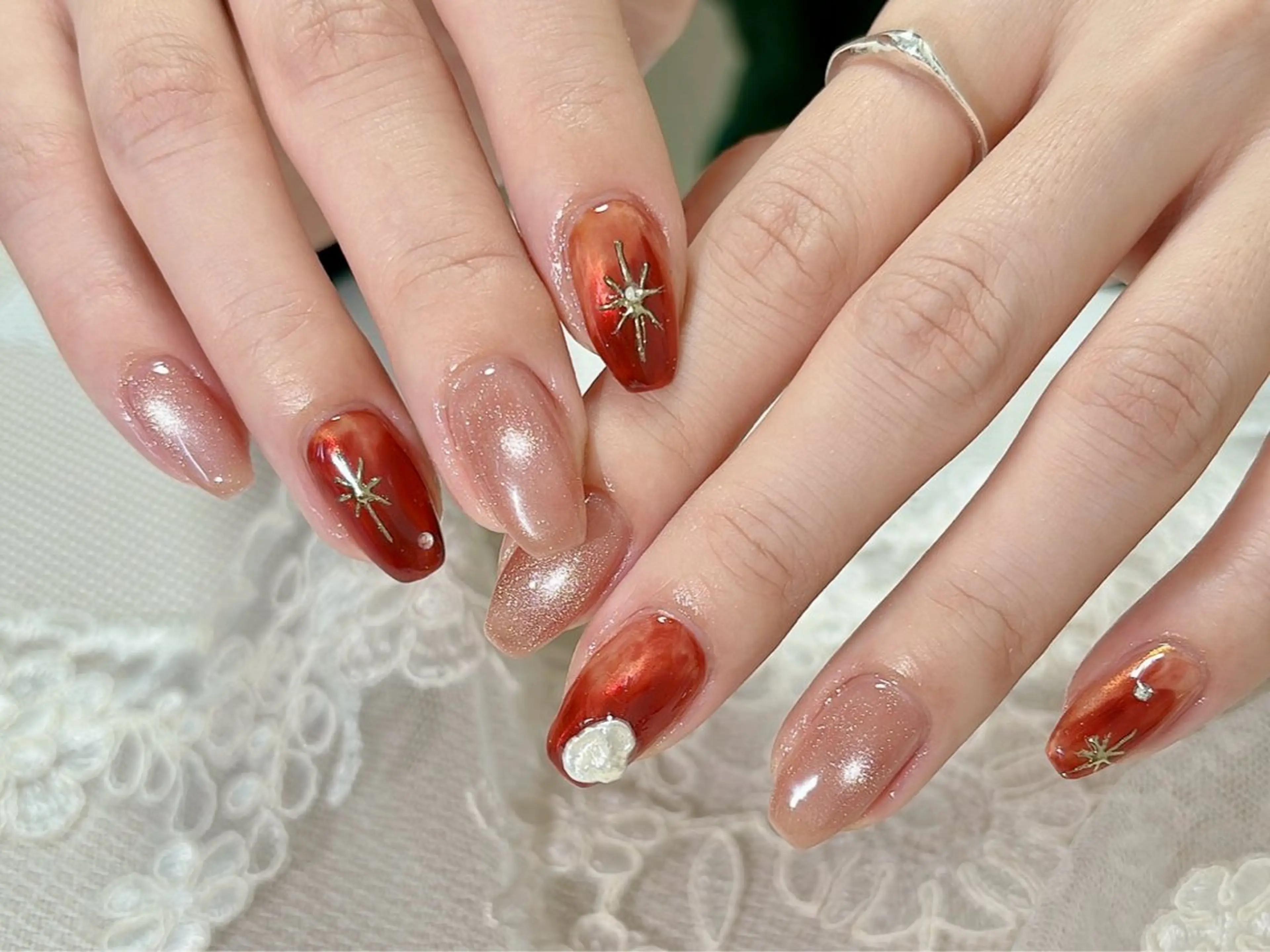 ネイル ネイルサロンD&D所属・劉 丹丹のネイルデザイン