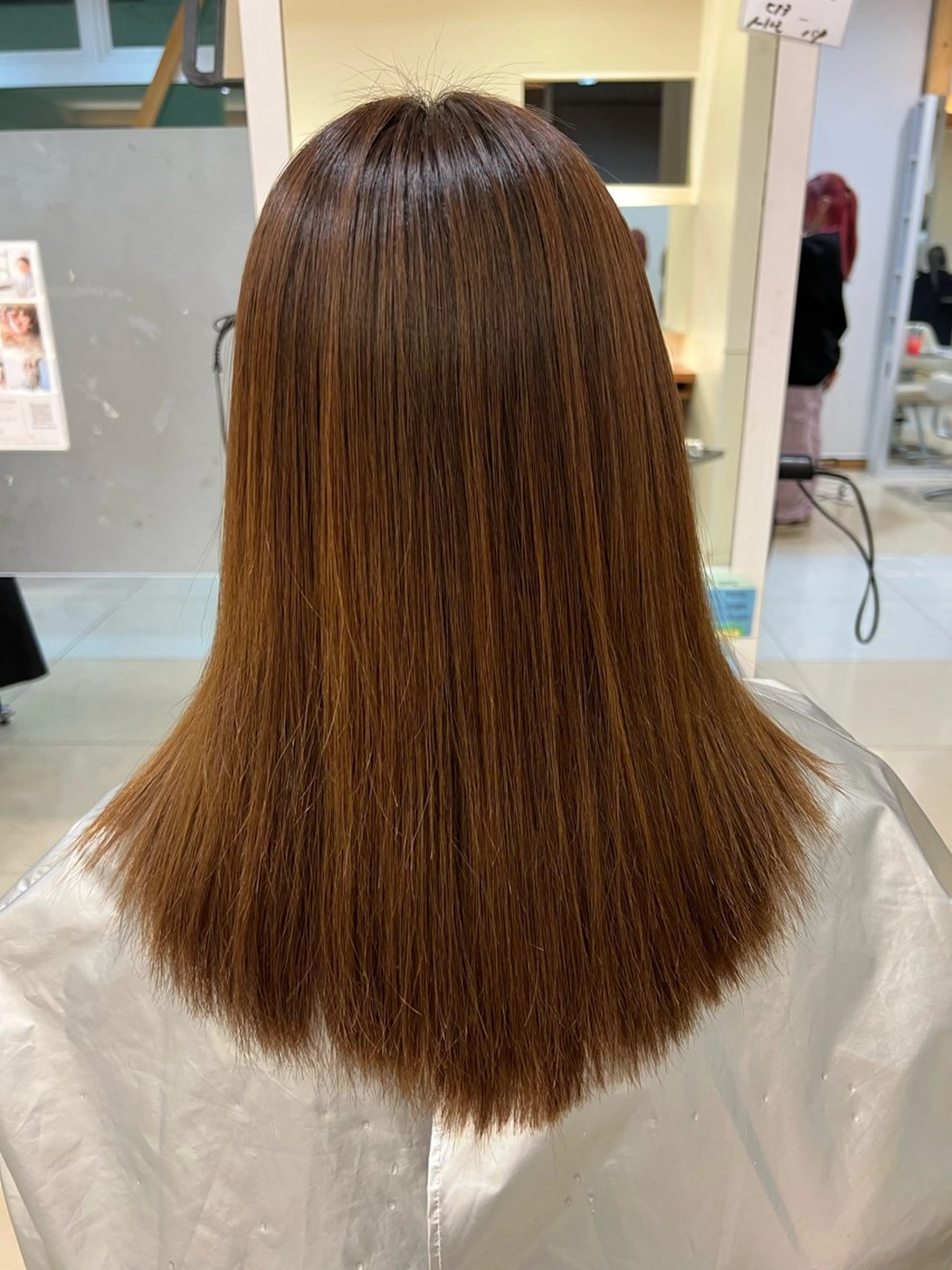 縮毛矯正 トリートメント 💎艶髪💎 田中ひなたのヘアスタイル