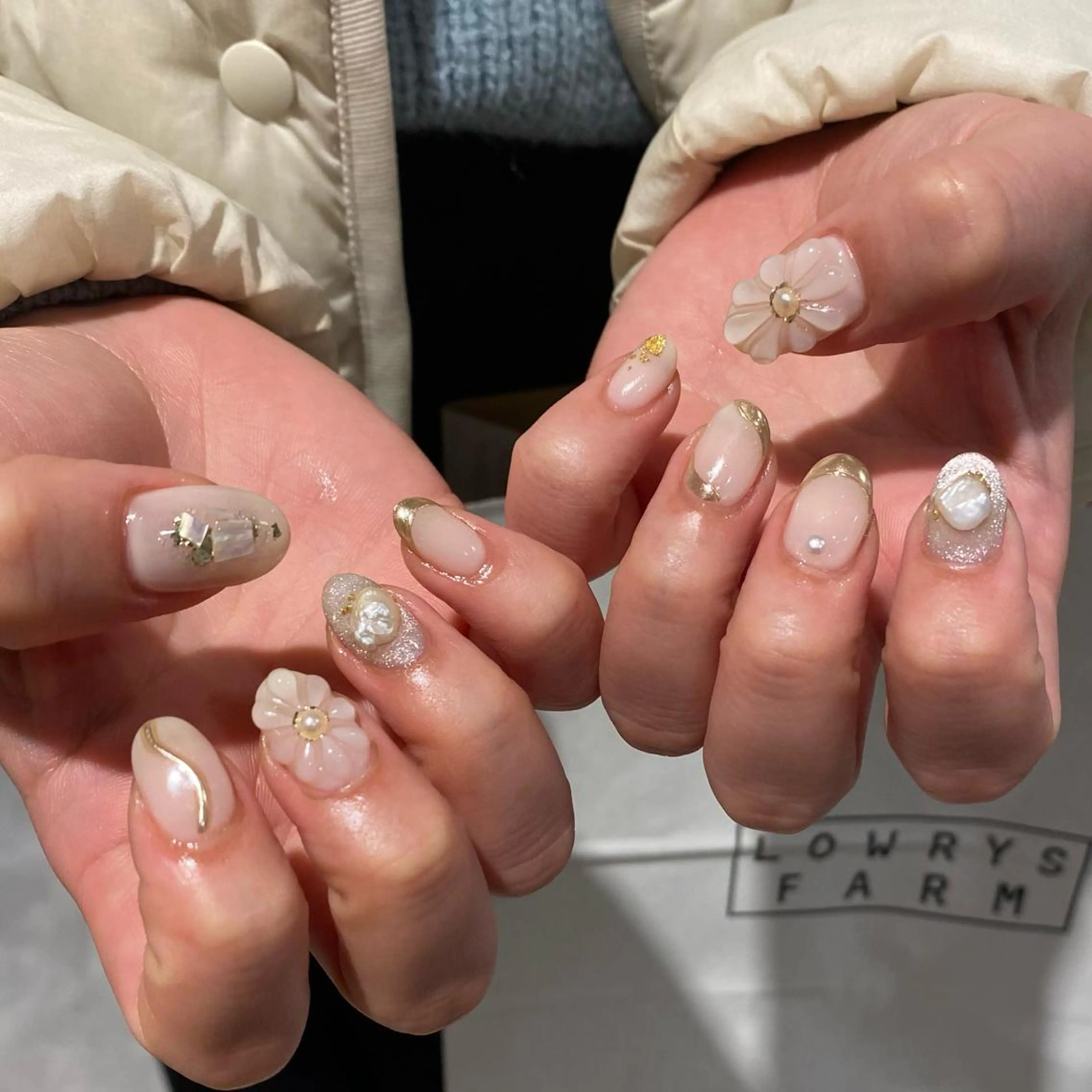 ネイル ニュアンスネイル ハンドネイル RINO AMANE nailのネイルデザイン