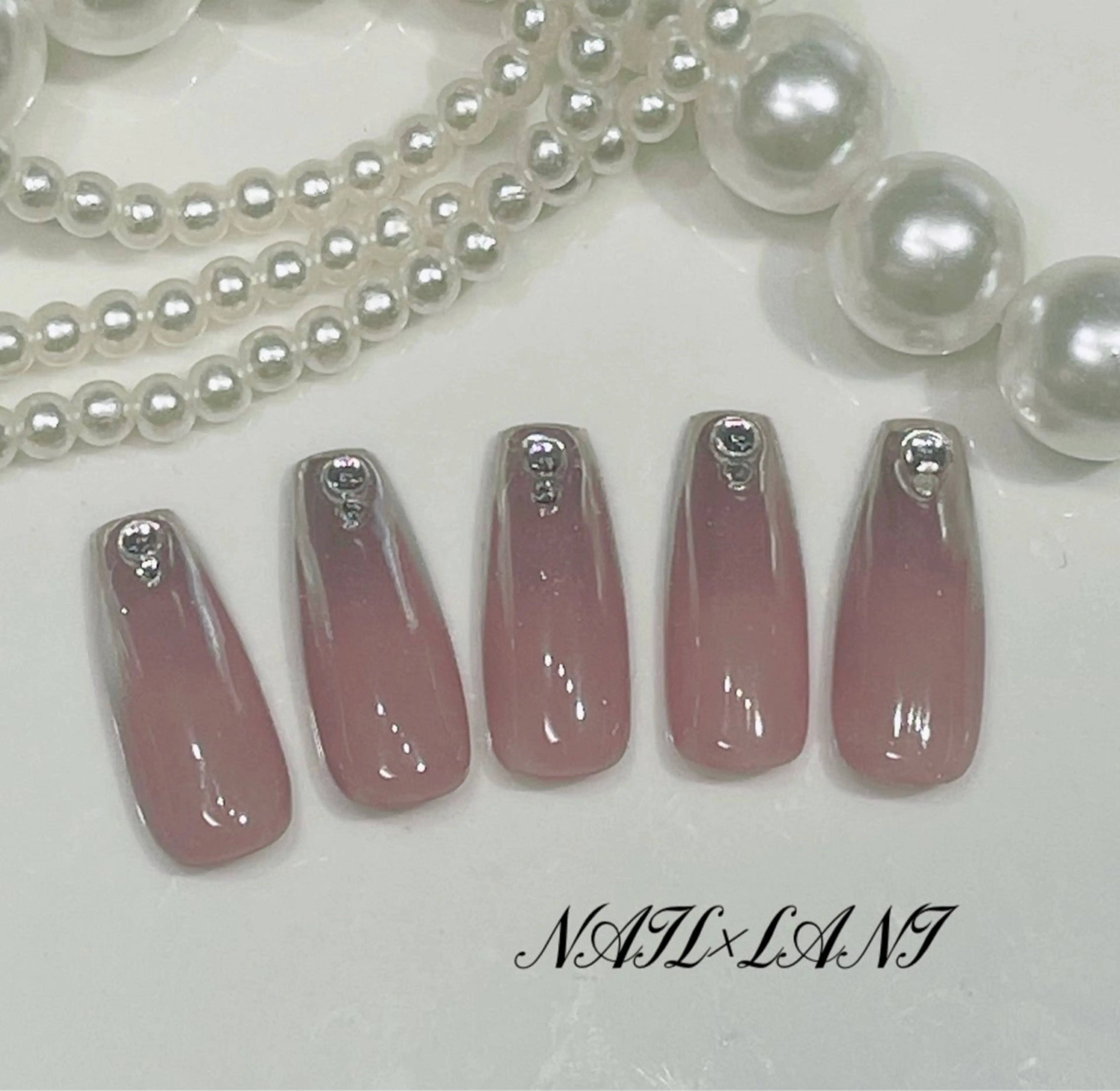 ネイル フットネイル ジェルネイル マグネットネイル パラジェル 一之瀬 柚季のネイルデザイン