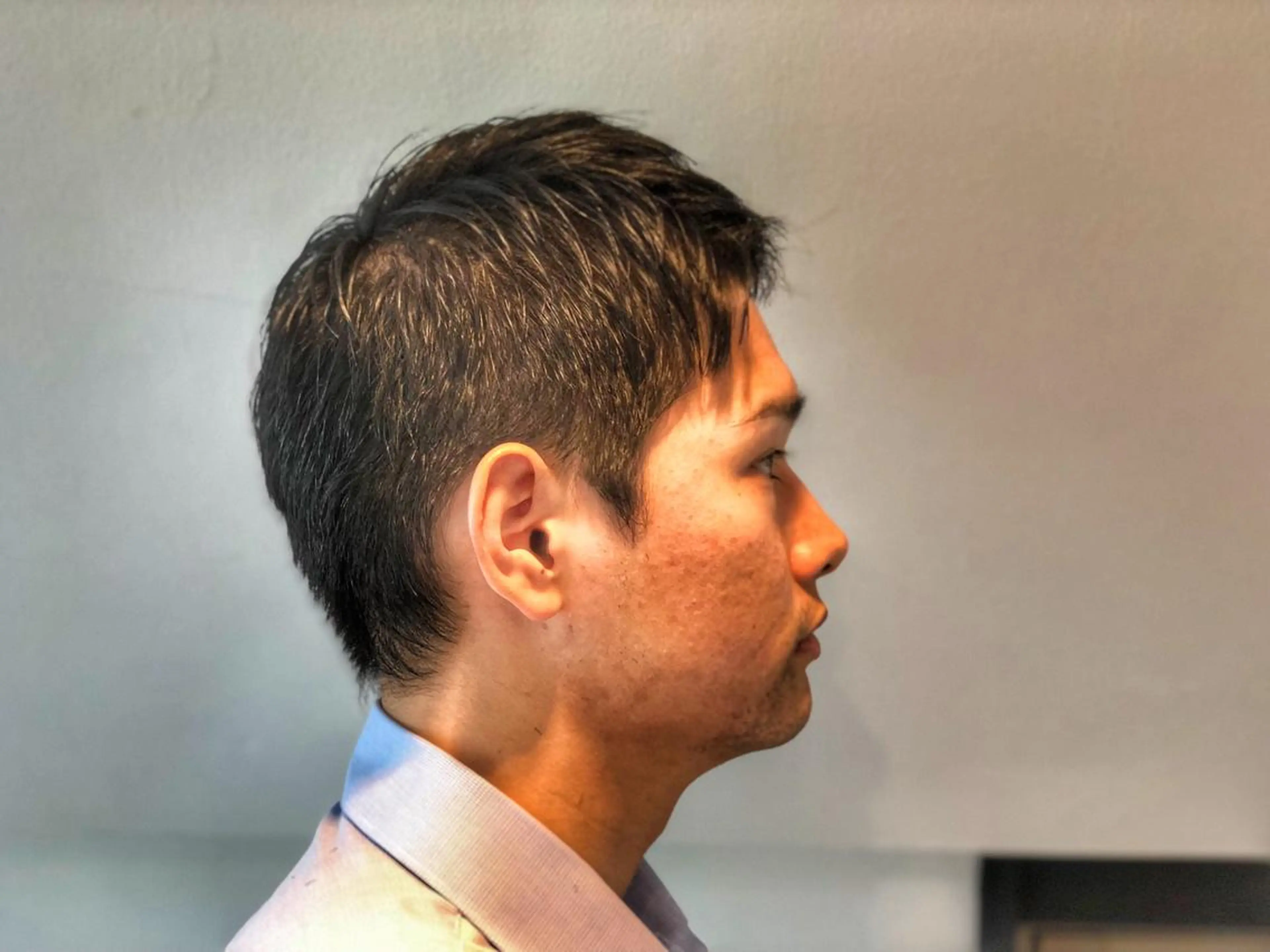 ショート カラー パーマ メンズ 美髪矯正 Rioのヘアスタイル