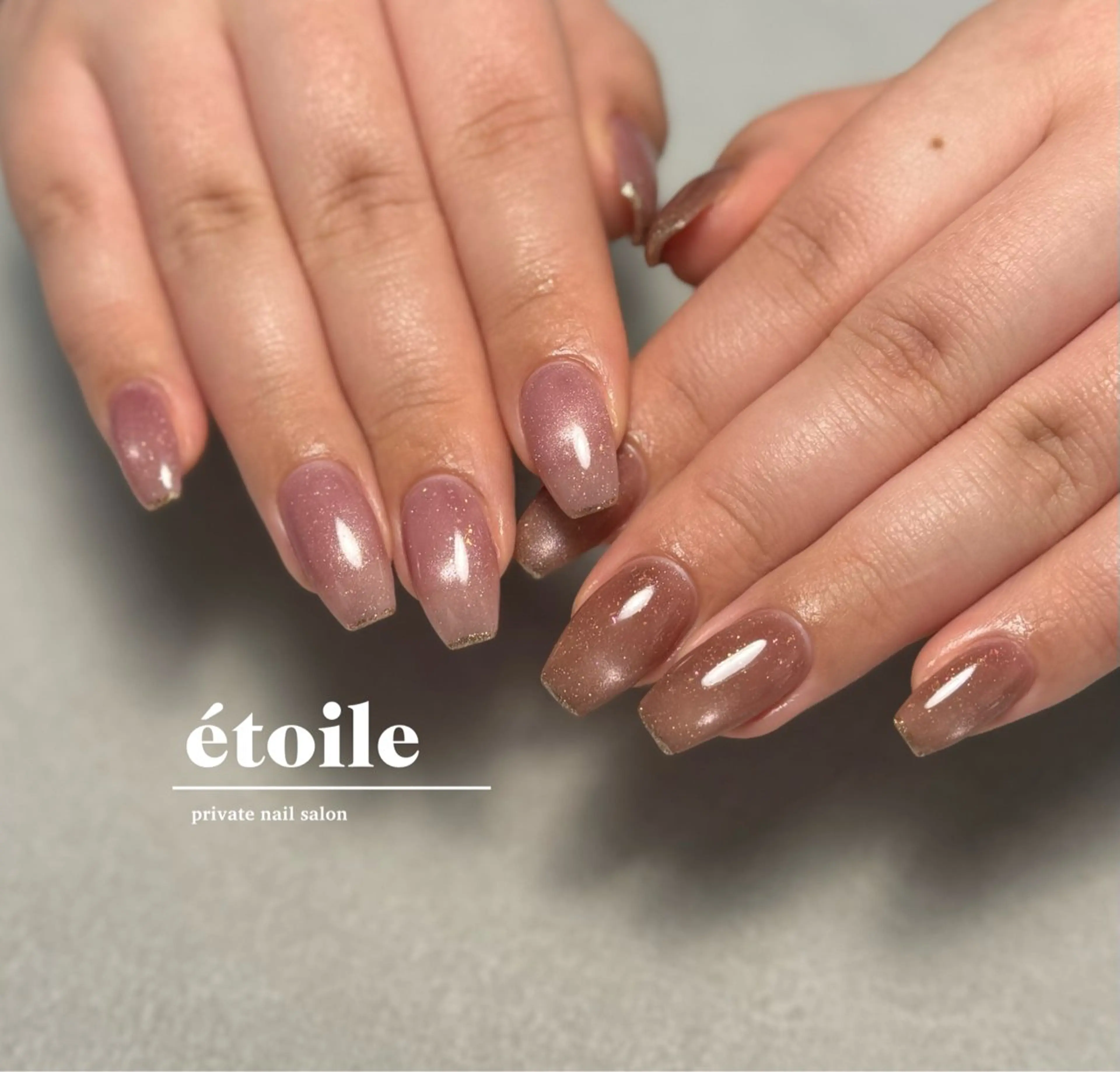 ネイル ラメ(グリッター) マグネットネイル étoile ｜ayaのネイルデザイン