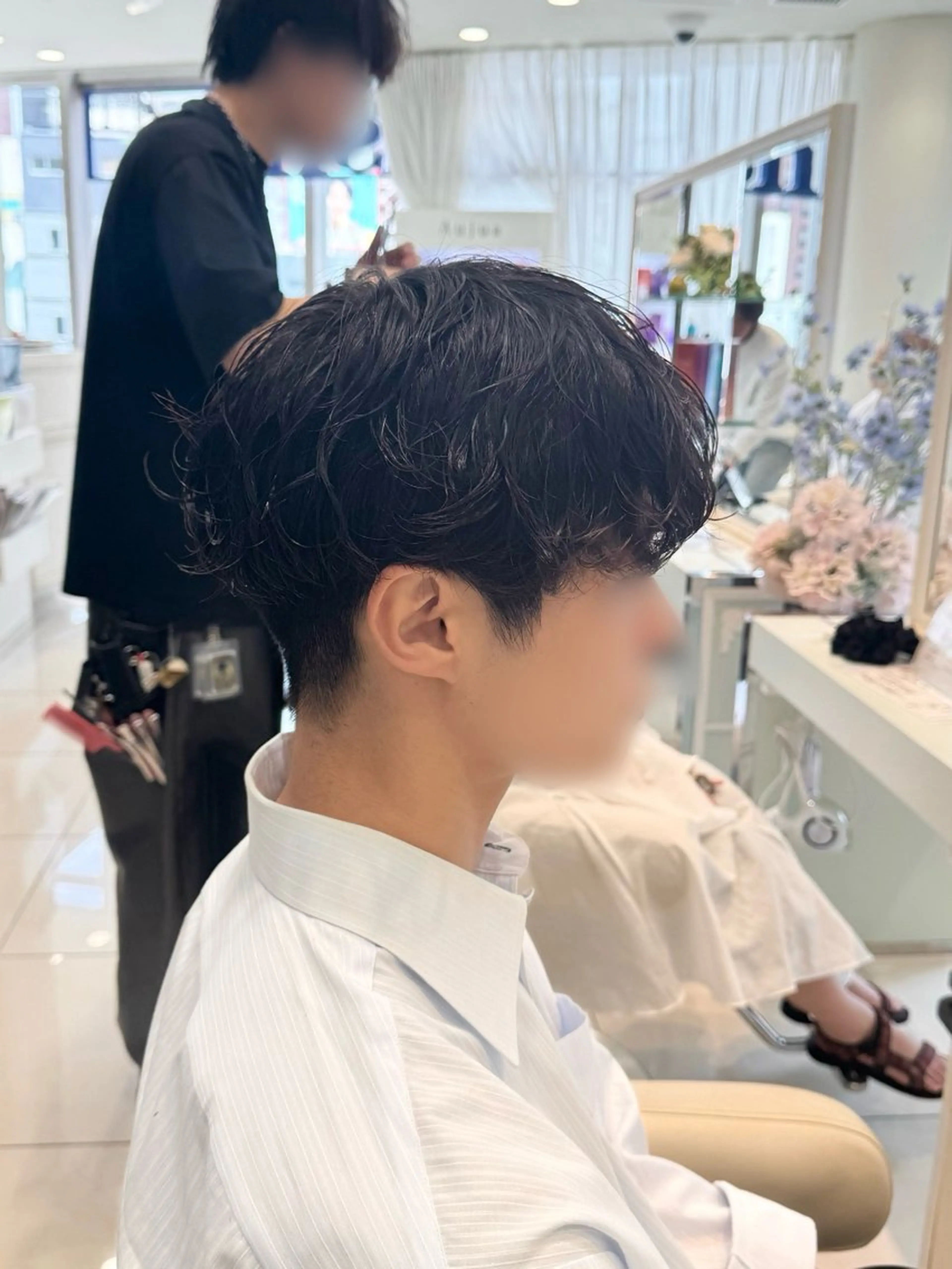 パーマ メンズ 【𝐀𝐬𝐡-池袋 】ひな 🎀💭のヘアスタイル