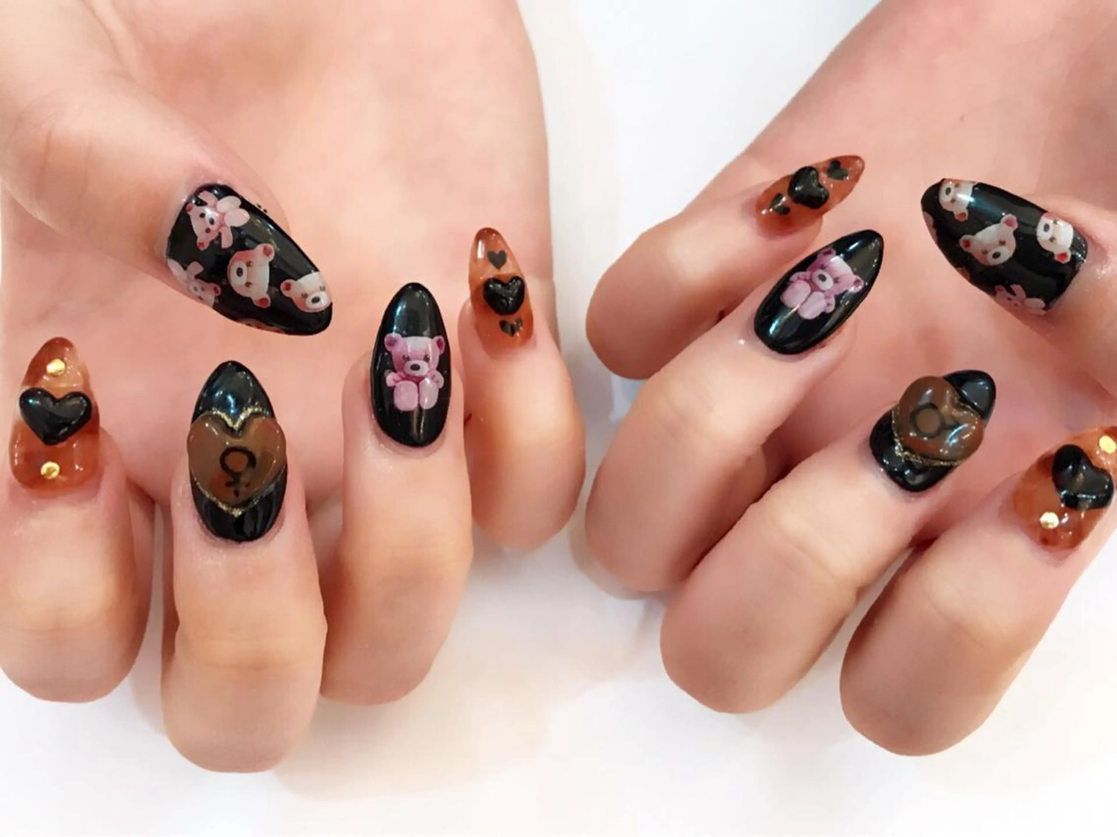 ロング ネイル アートネイル フットネイル キラキラネイル スカルプネイル ストーンネイル NAILSGOGO shibuyaのネイルデザイン