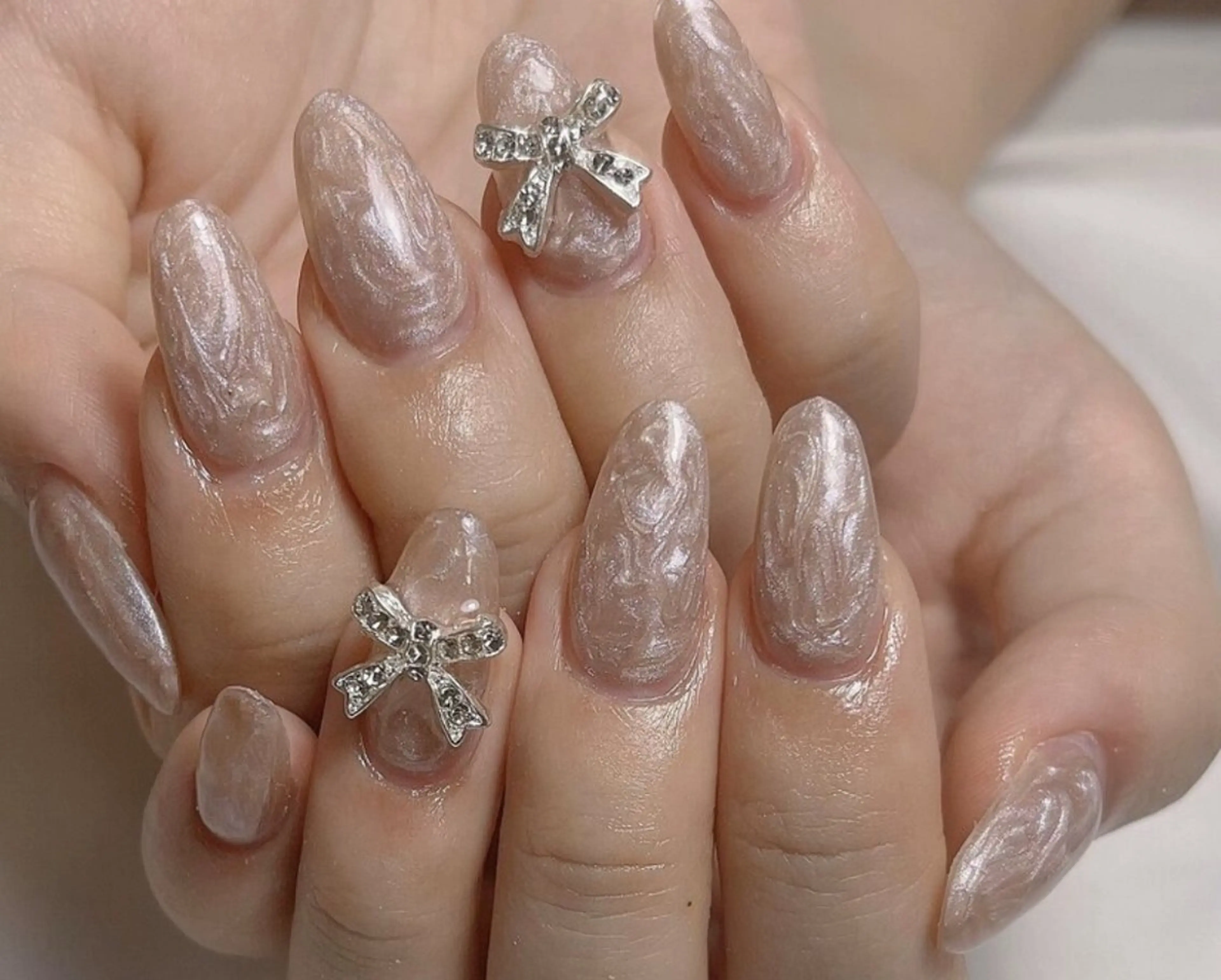 ネイル アートネイル フレンチネイル ジェルネイル グラデーション 韓国ネイル 村中 ハナのネイルデザイン