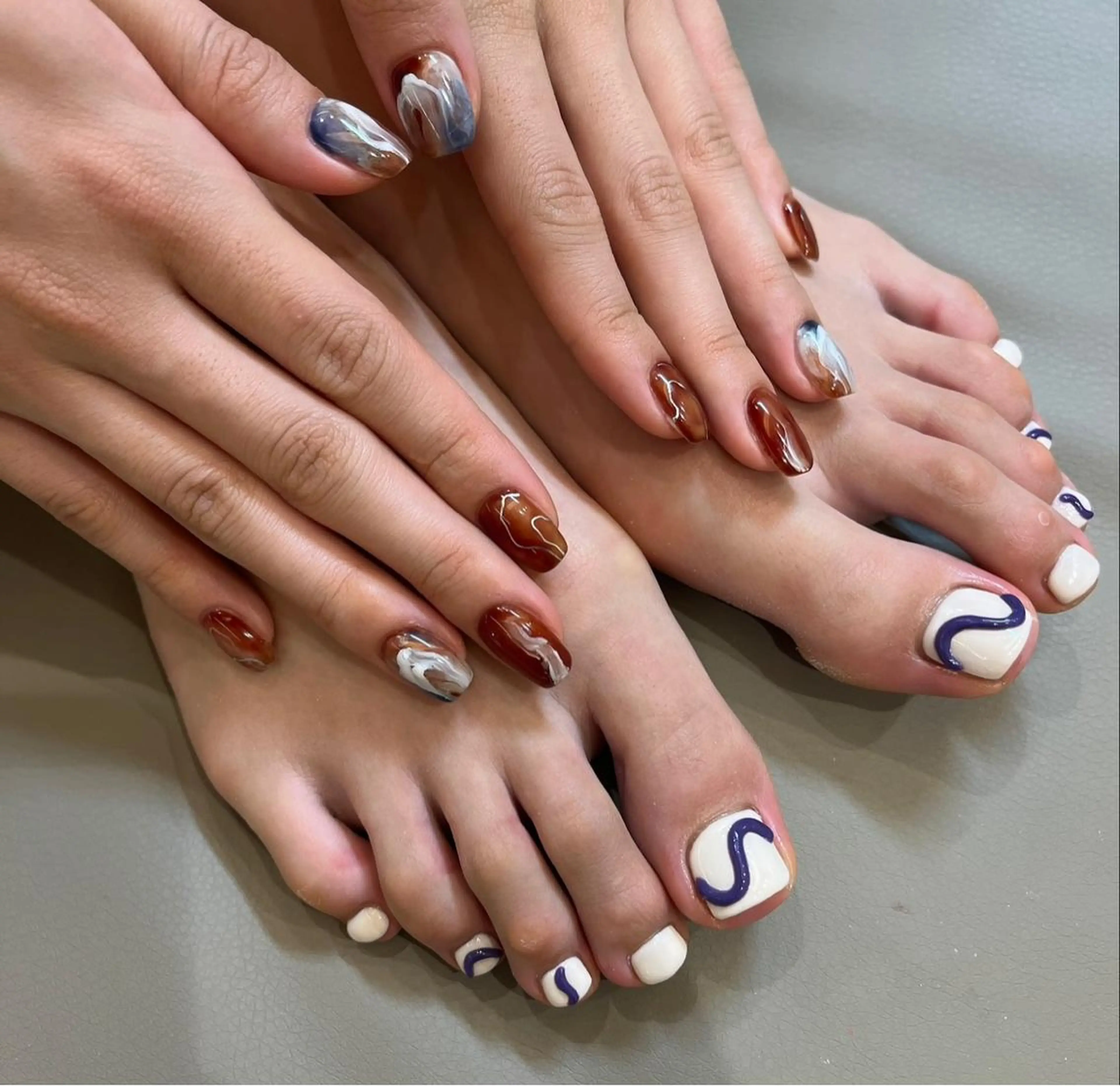 ネイル フットネイル フリーランス¨̮⃝ ネイリストOKADAのネイルデザイン