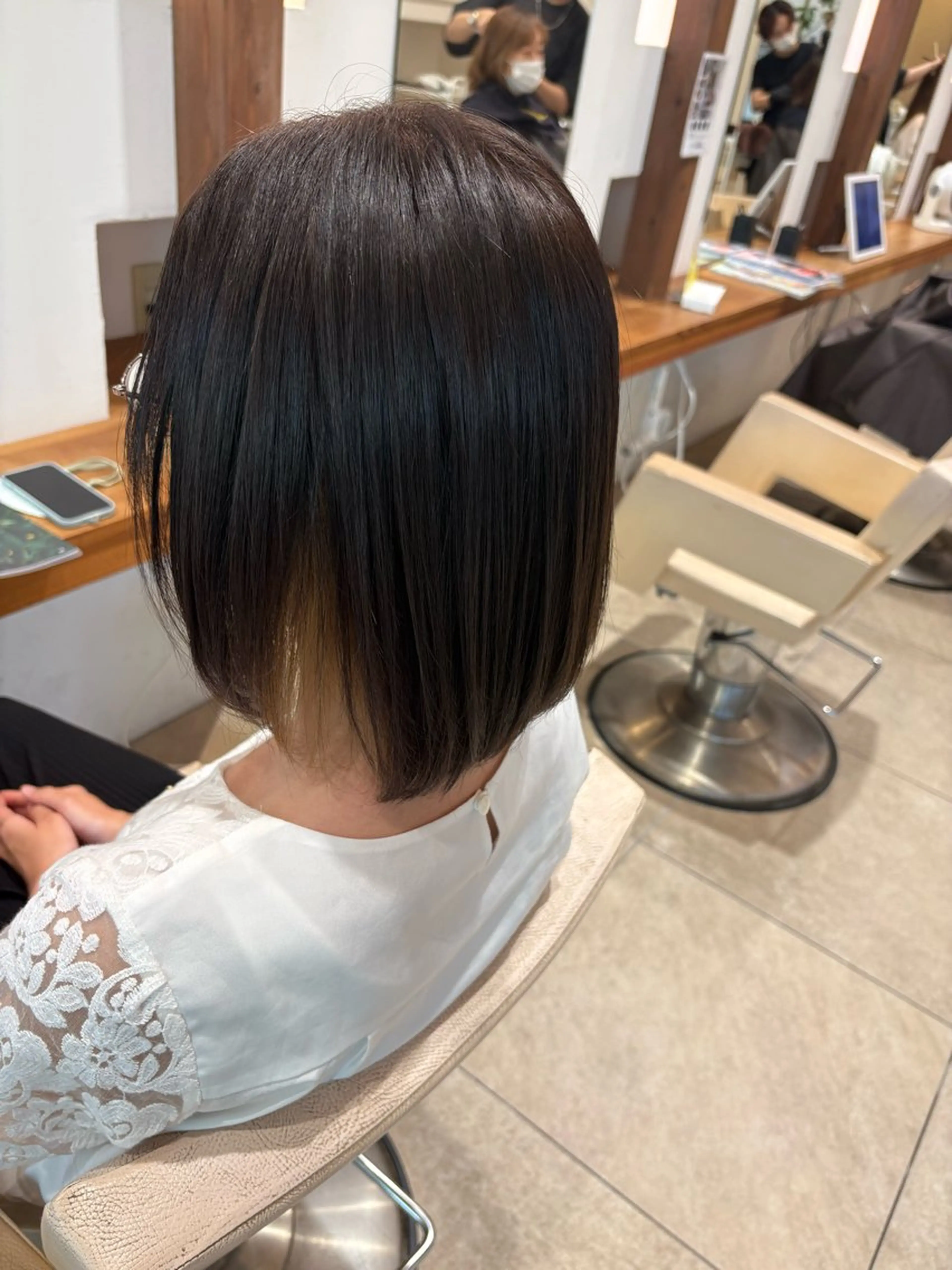 カラー ベージュカラー フォギーベージュ ヘアカラー 奥谷友祐 𓍼ˢ❀のヘアスタイル