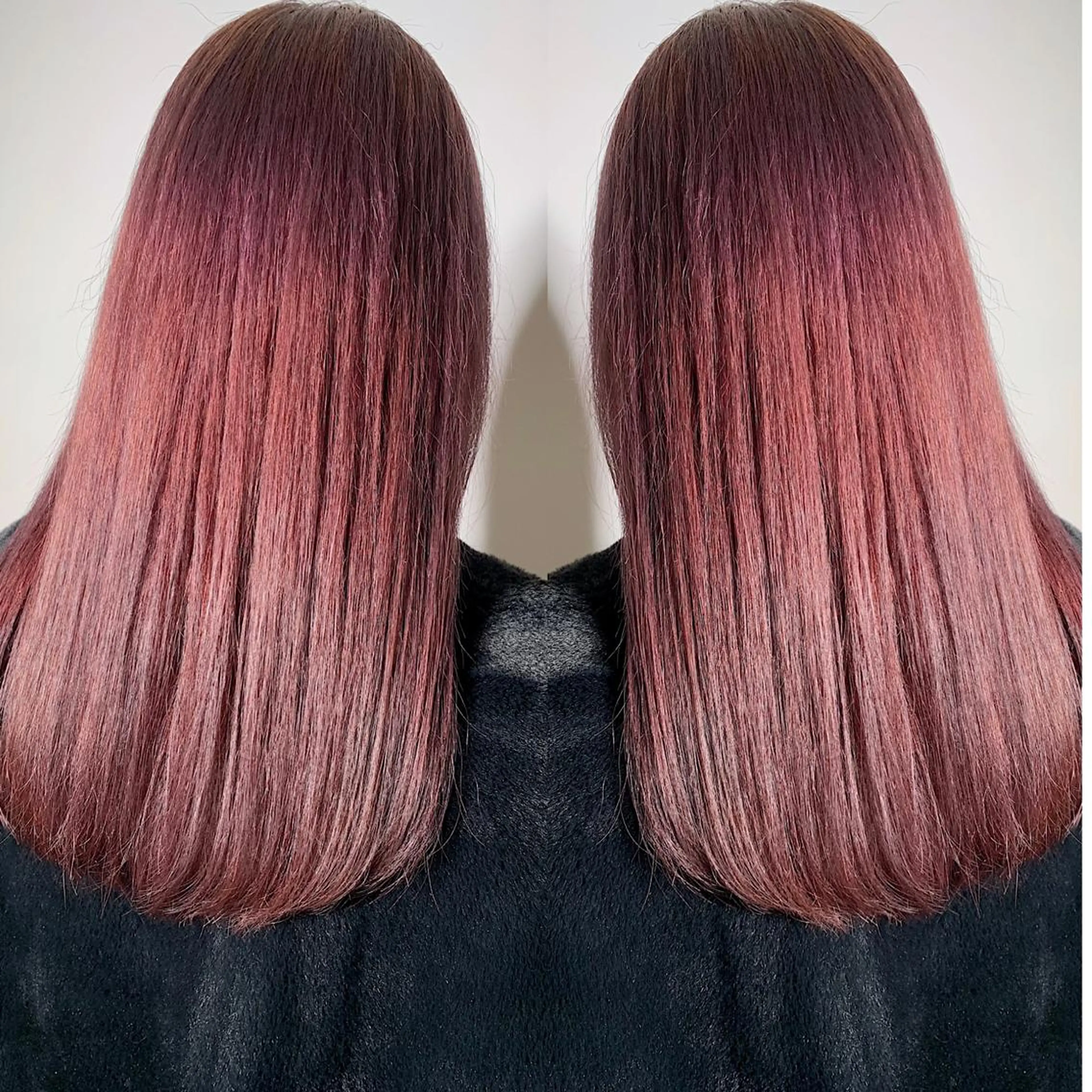 カラー ブリーチ 透明感カラー ピンクカラー ✨艶ブリーチカラー ✨四ノ宮裕己のヘアスタイル