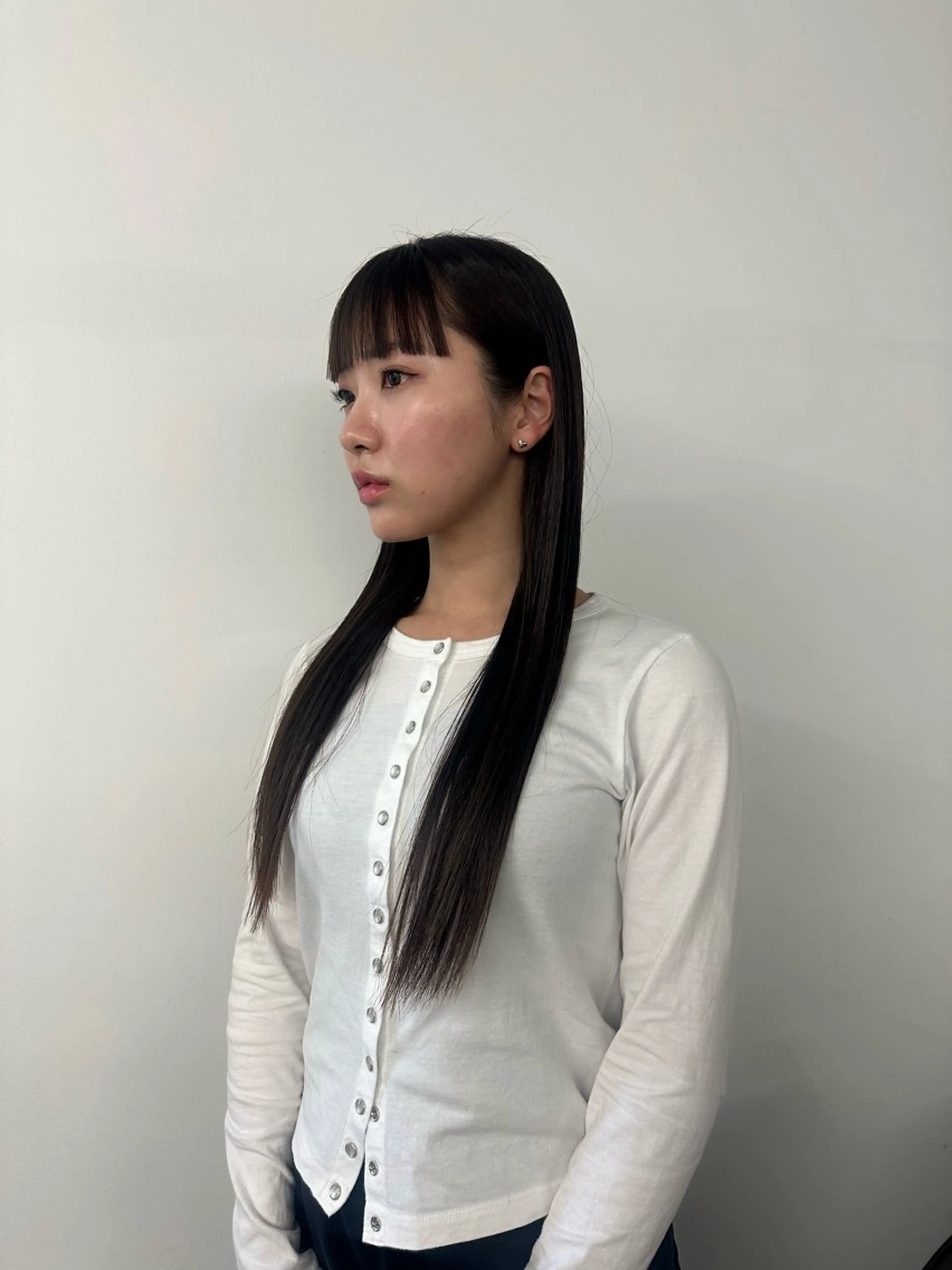 ロング カラー キッズ カット ヘアカラー トリートメント オトナヘア🌸 harukaのヘアスタイル