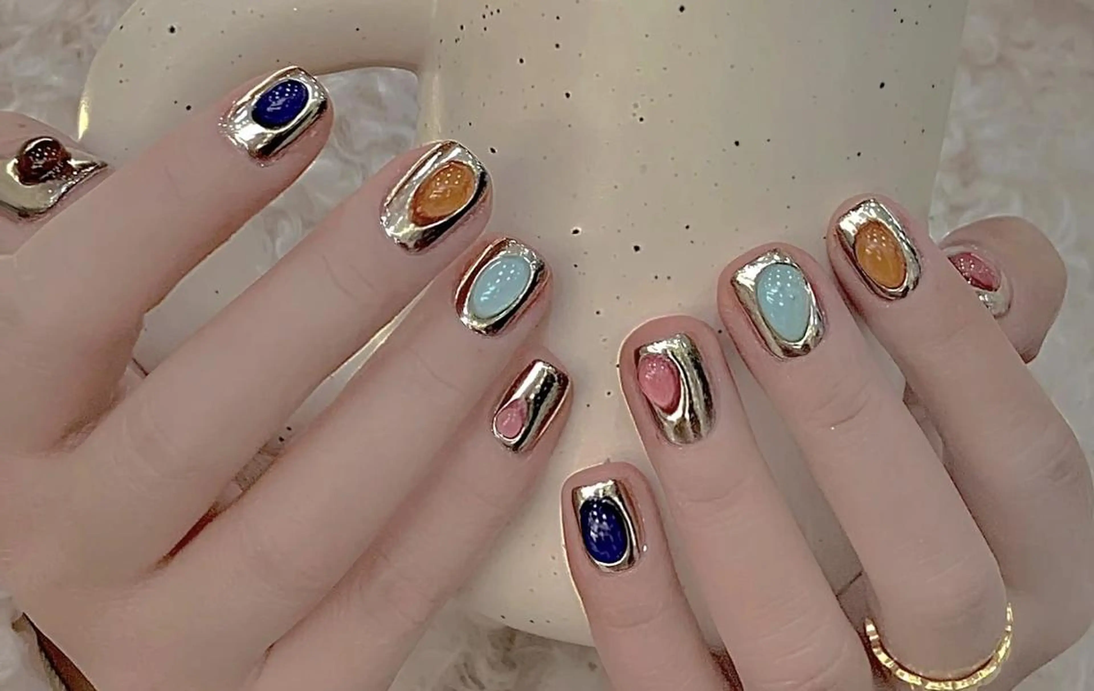 ネイル AB マツエクネイルサロンのネイルデザイン