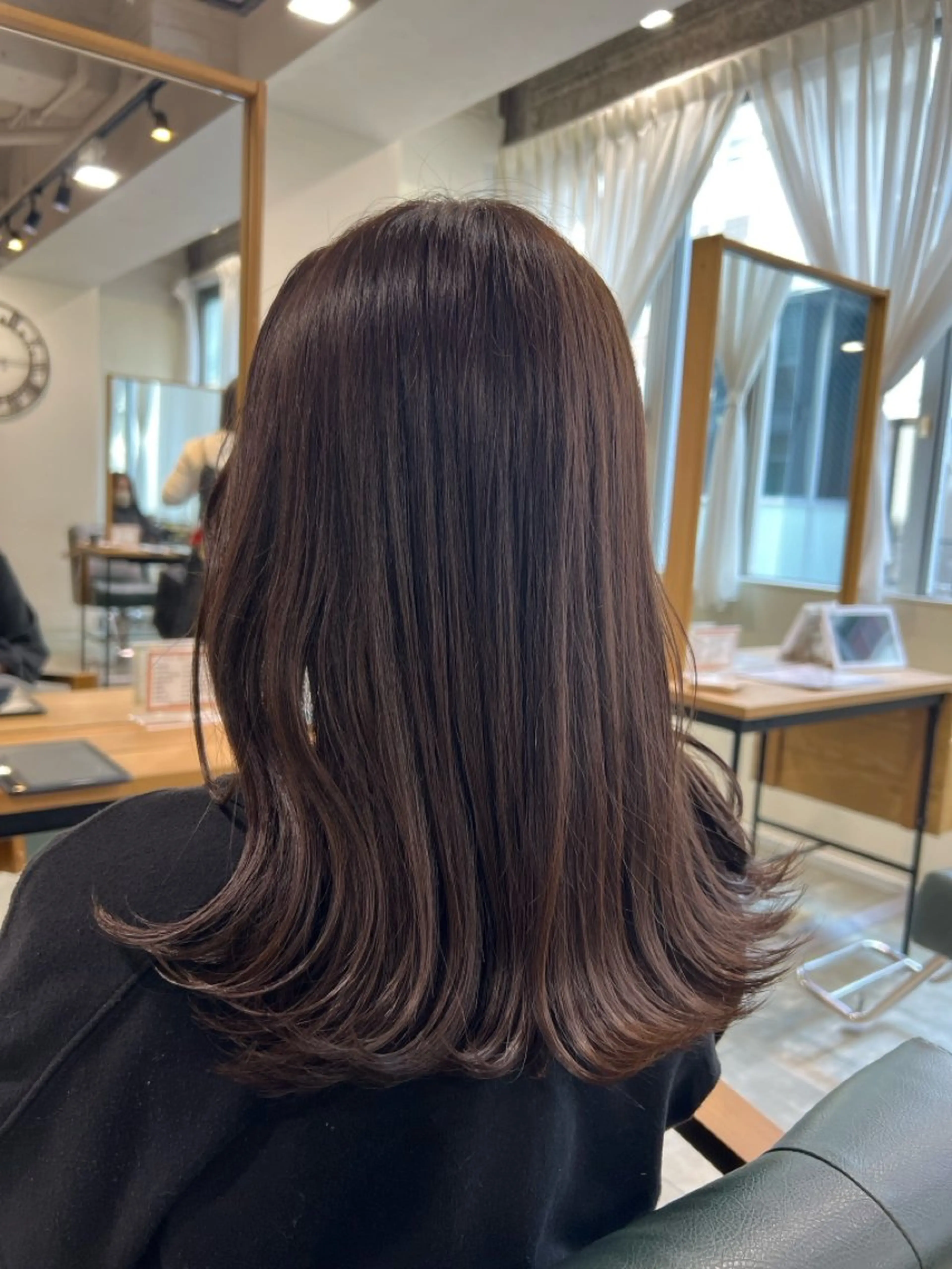 💜ミディアムロングカット💜【カットモデル】の写真