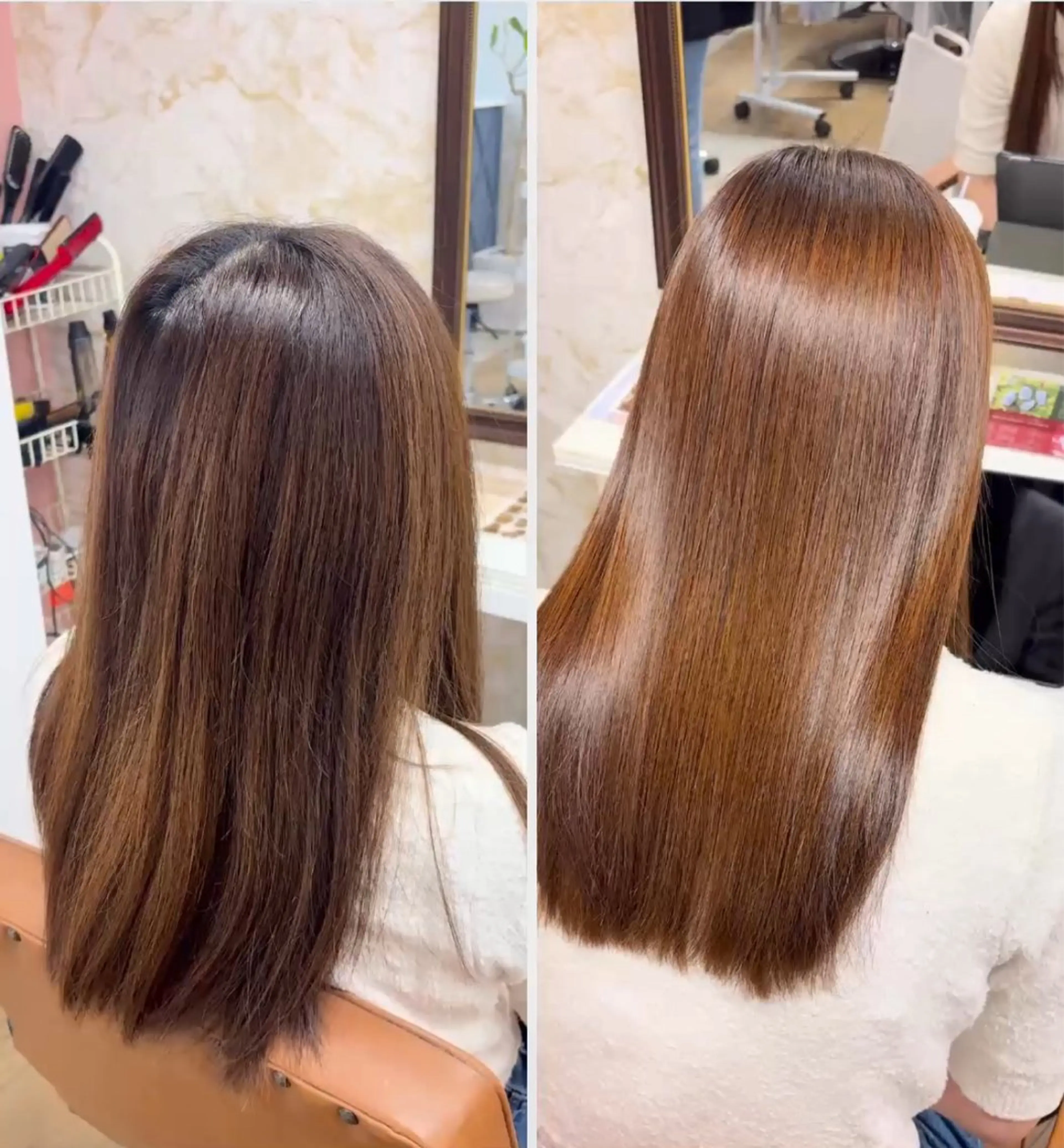 【12月前半限定‼️】縮毛矯正+メンテナンスカット＋卵殻膜トリートメントの写真