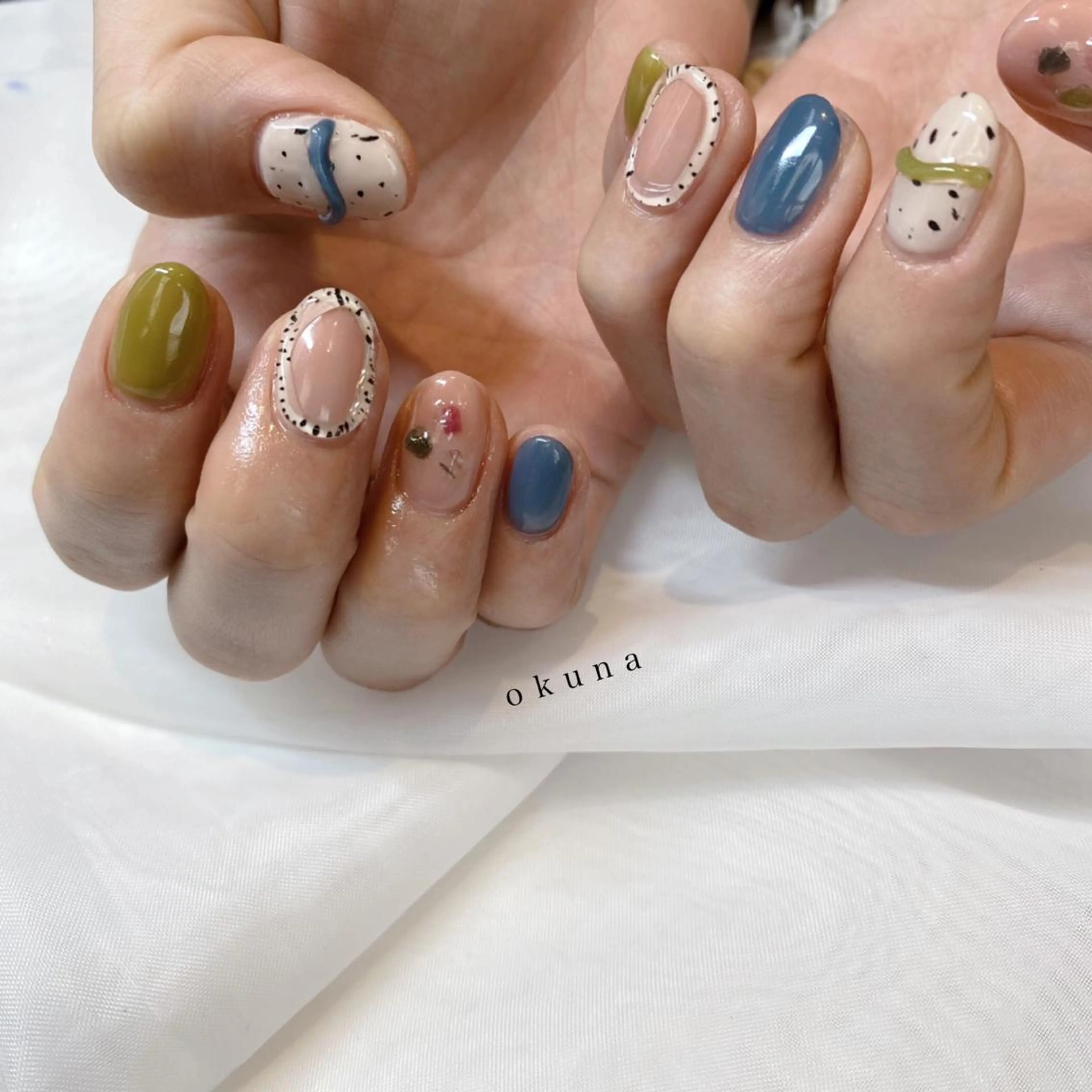 ネイル ニュアンスネイル ハンドネイル パンチャパンチャ ネイルサロンのネイルデザイン