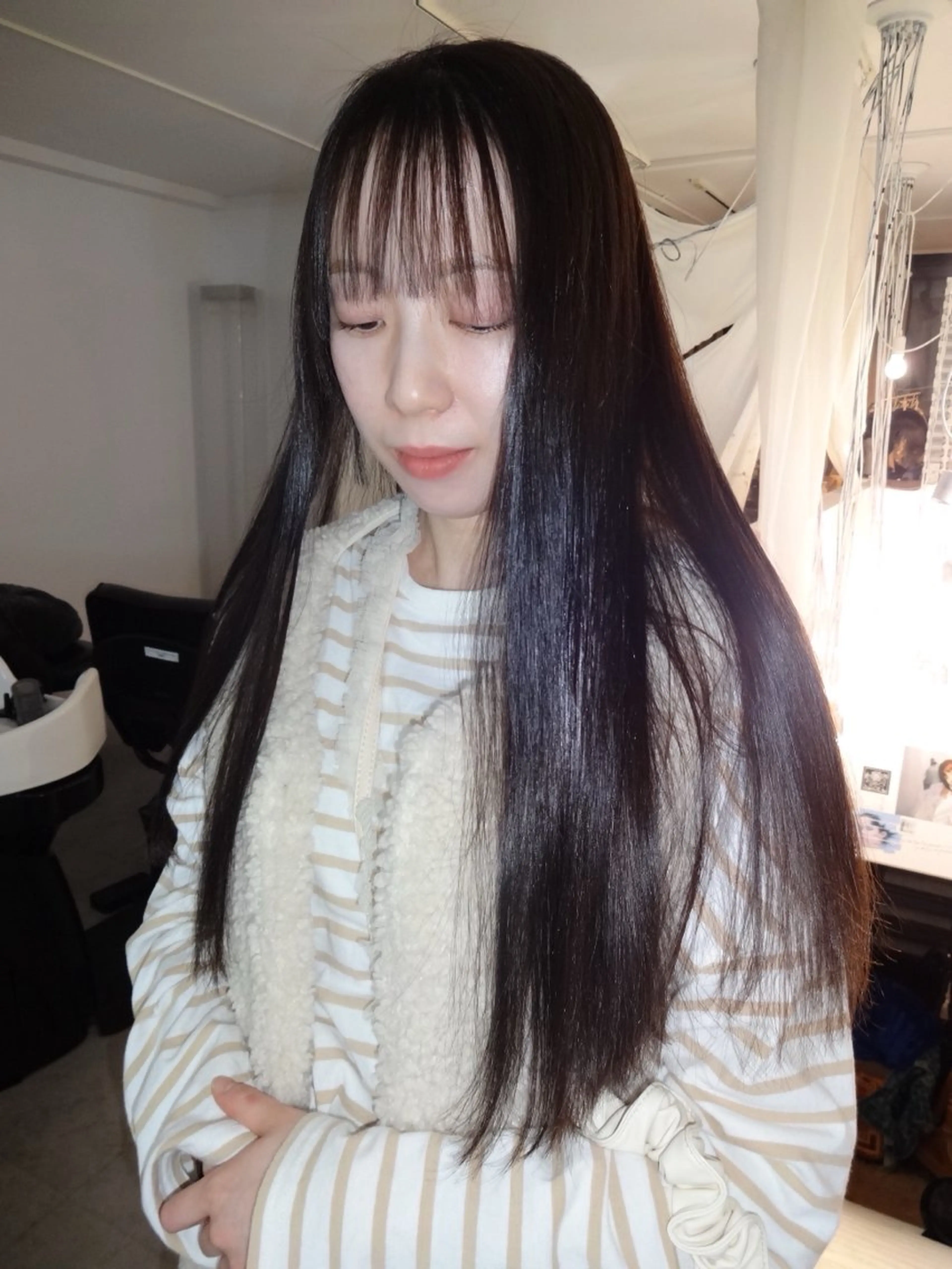 縮毛矯正 太田 妃香/岡崎美容室のヘアスタイル