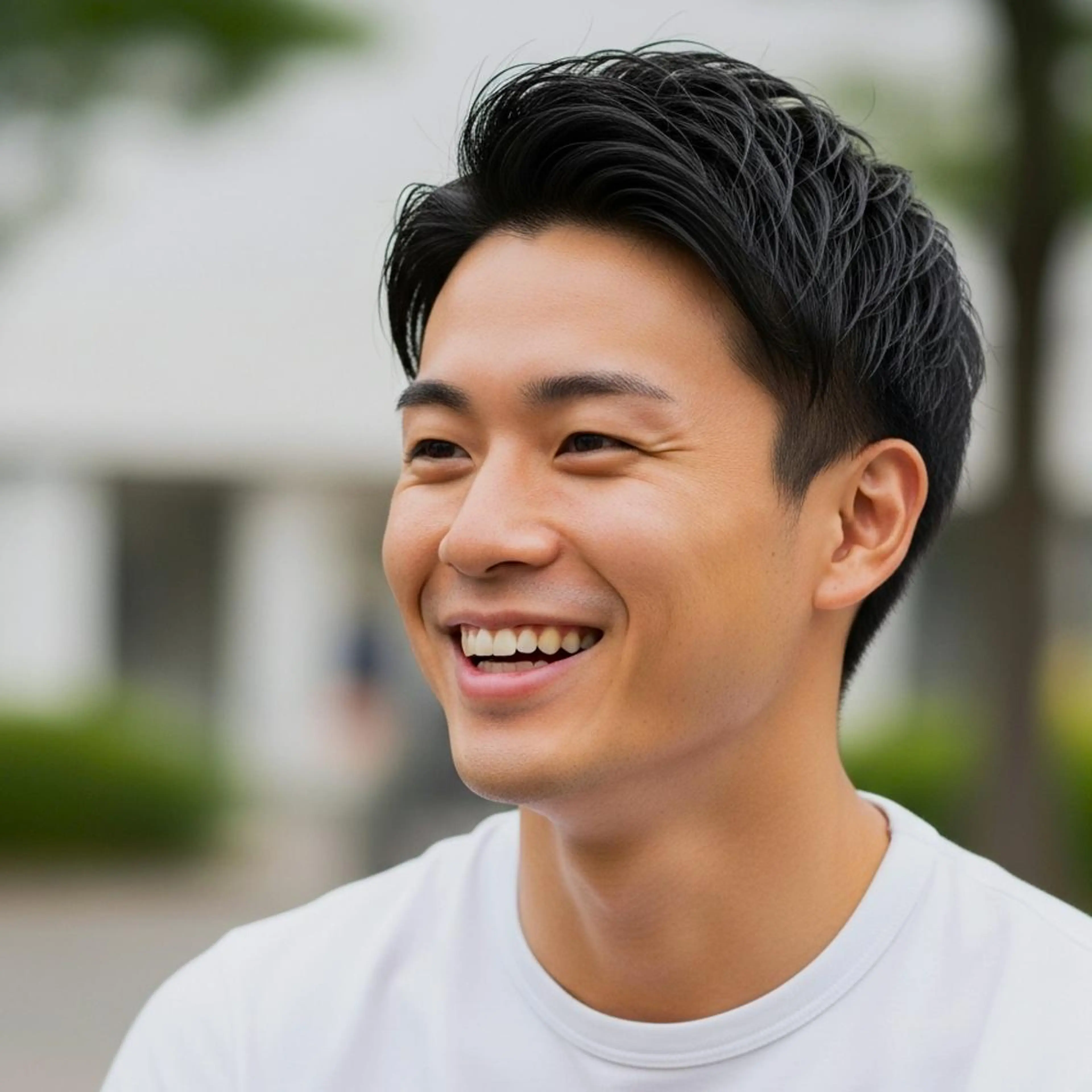 ショート メンズ カラー メンズパーマ 髪質改善 レイヤーカット ショートヘア トリートメント なつみ La  Paceのヘアスタイル