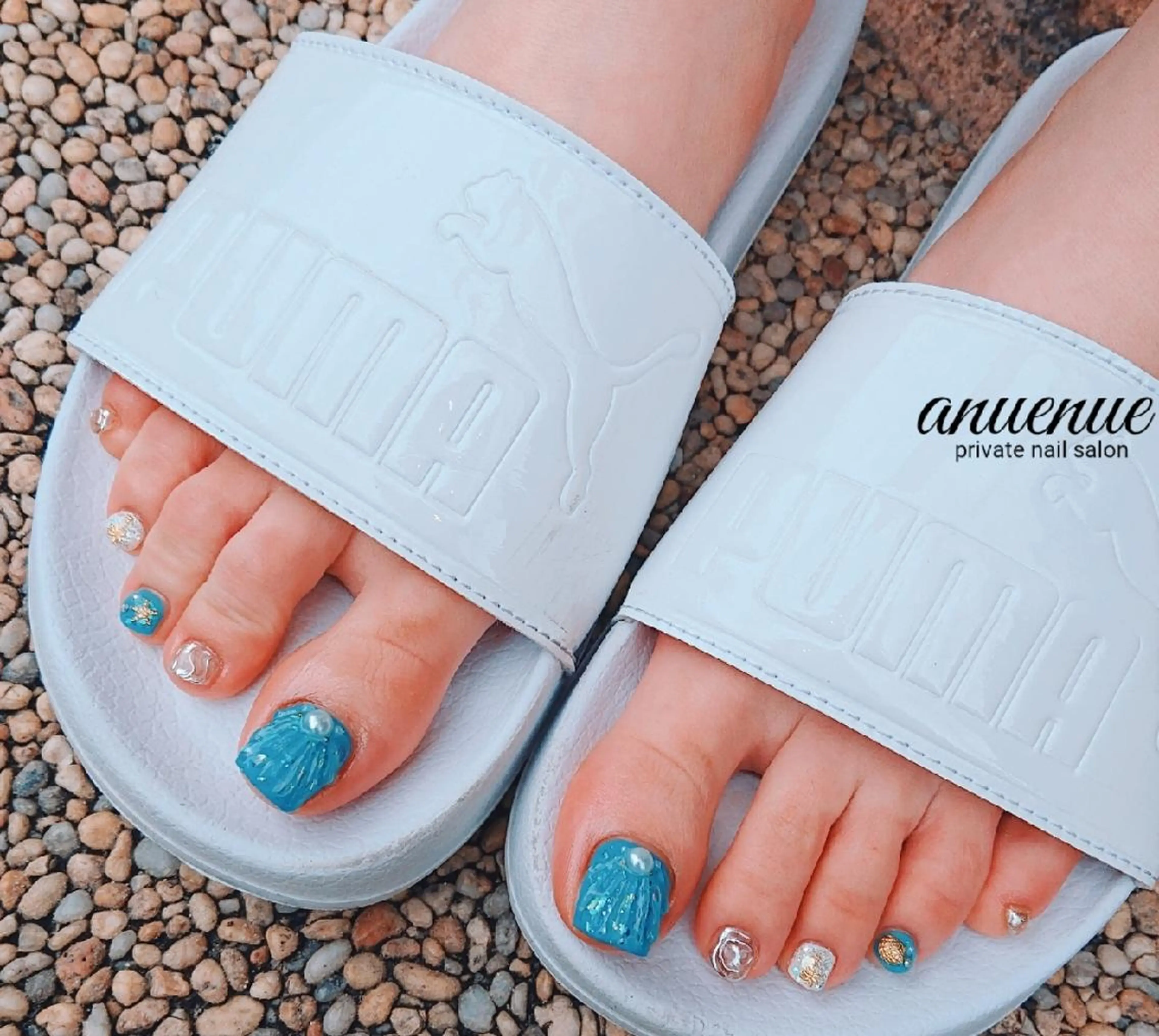 ネイル フットネイル anuenu eのネイルデザイン