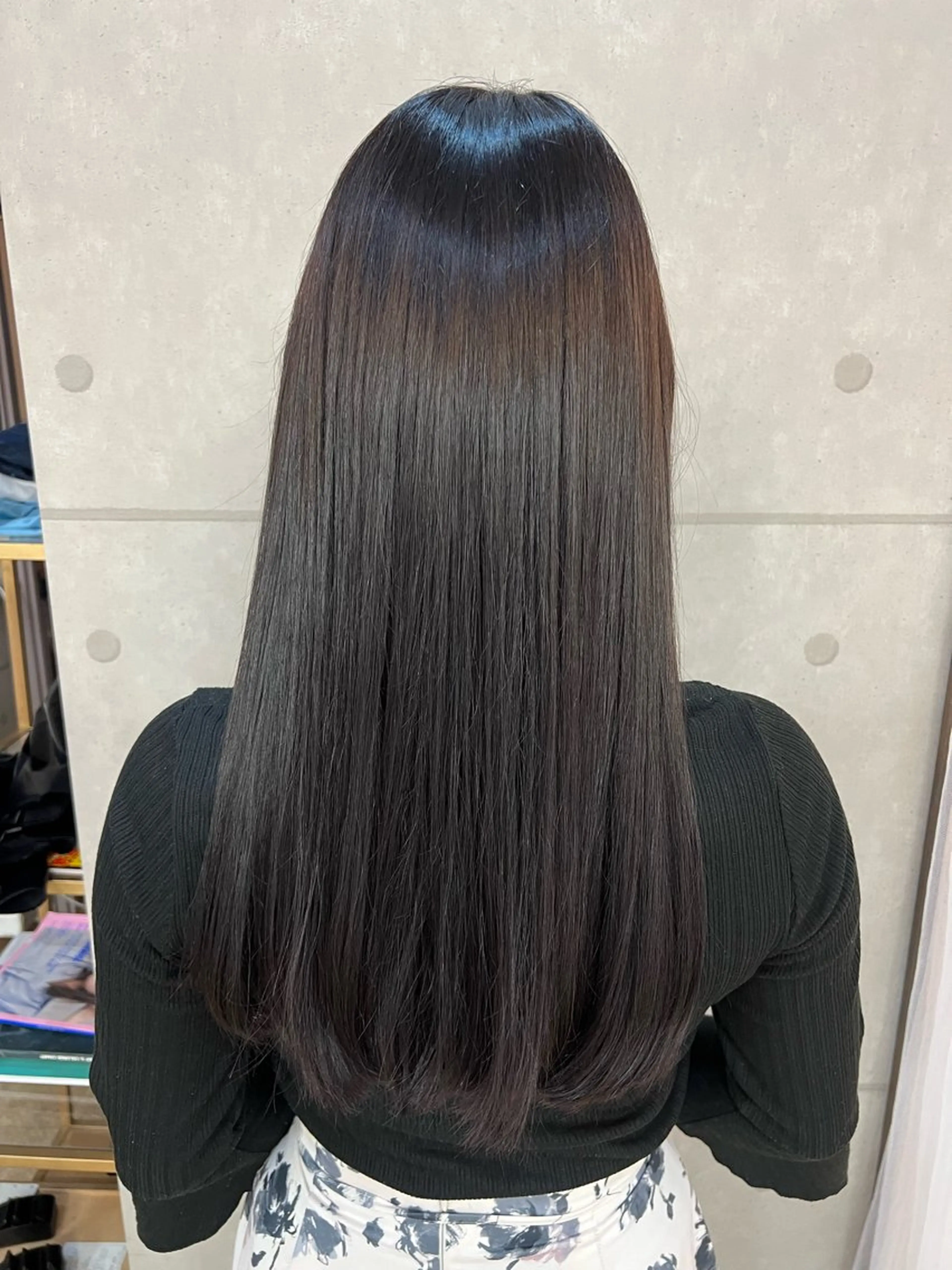 ロング カラー パーマ 髪質改善 ストレートパーマ less仙台所属・美髪専門美容師🏄 kazuレスlessのヘアスタイル
