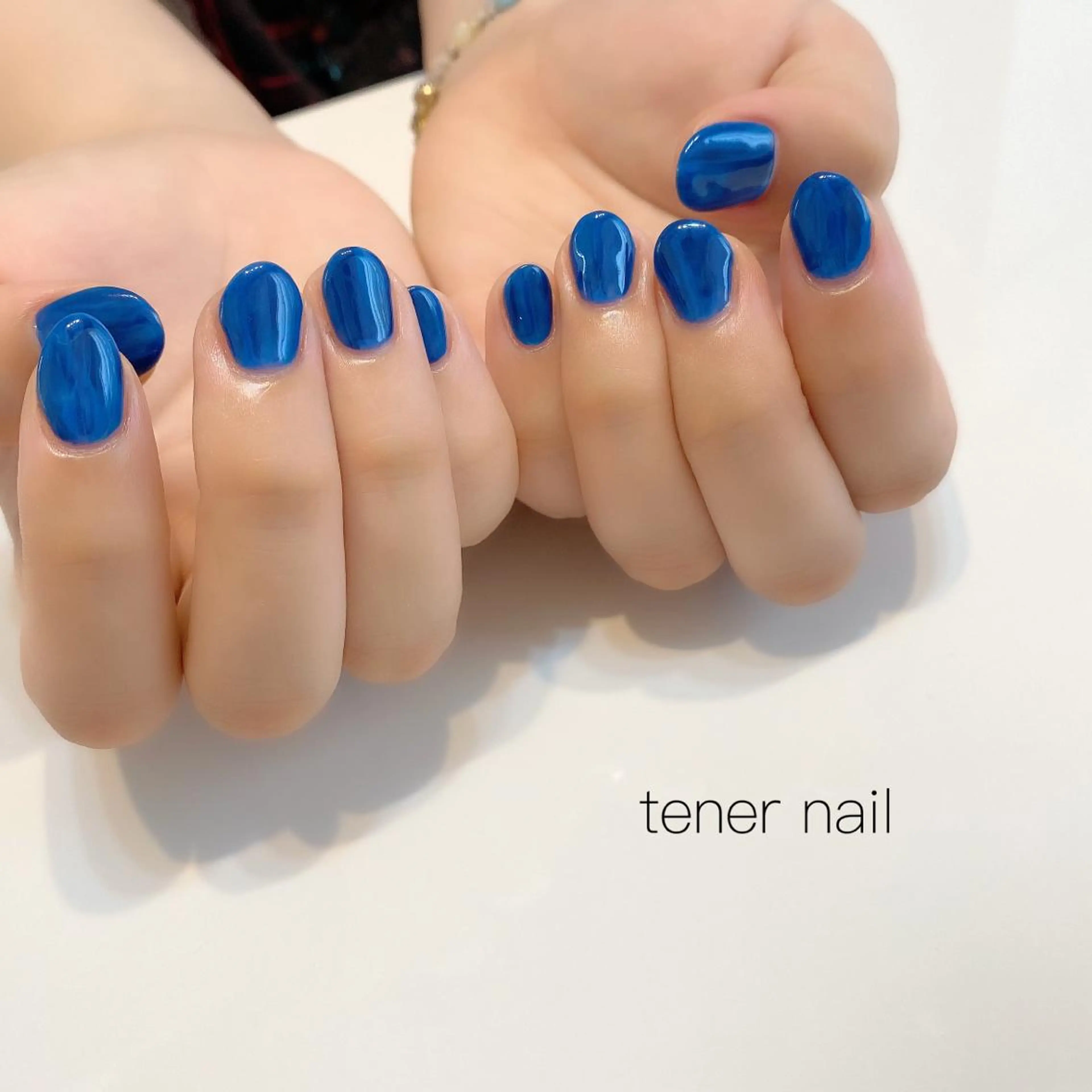 ネイル ブルー ニュアンスネイル tener  nail  テネルネイル所属・テネルネイル tener nailのネイルデザイン