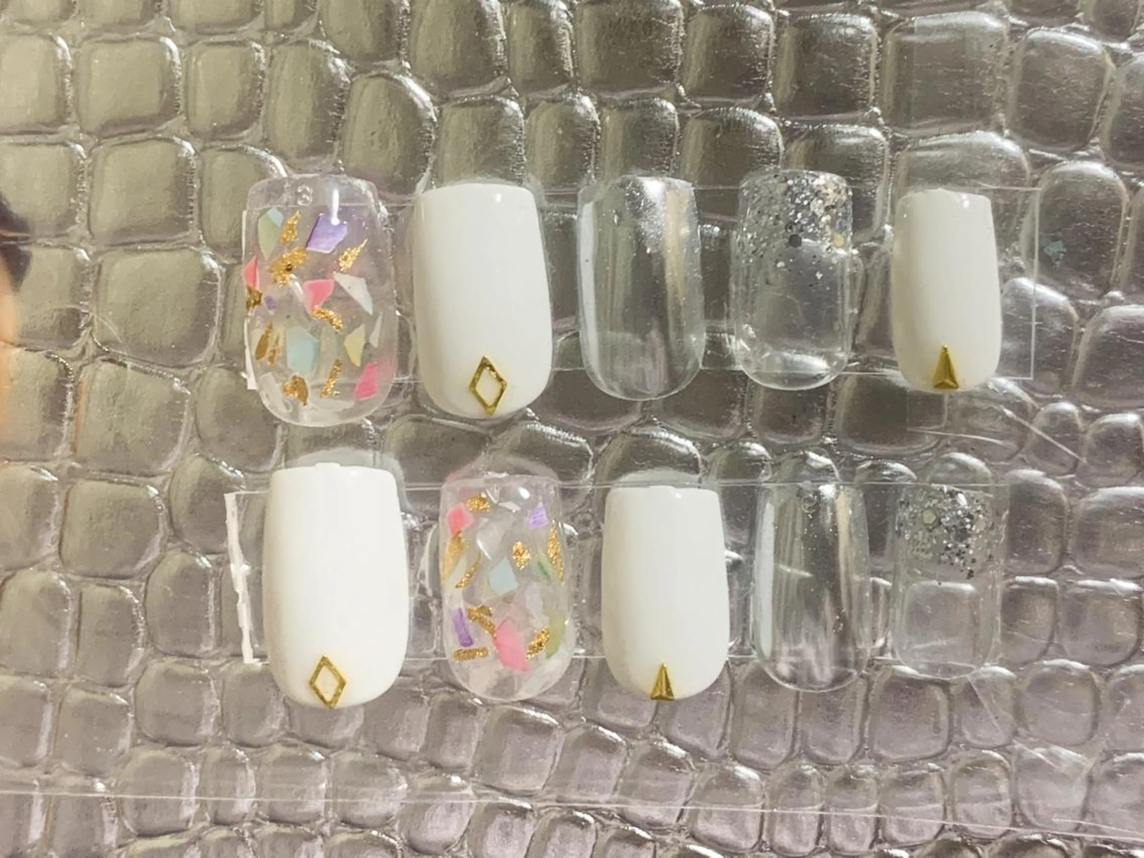 ネイル ラメ(グリッター) ラメグラデーション ミラーネイル ハンドネイル 林 ✨syousyouのネイルデザイン