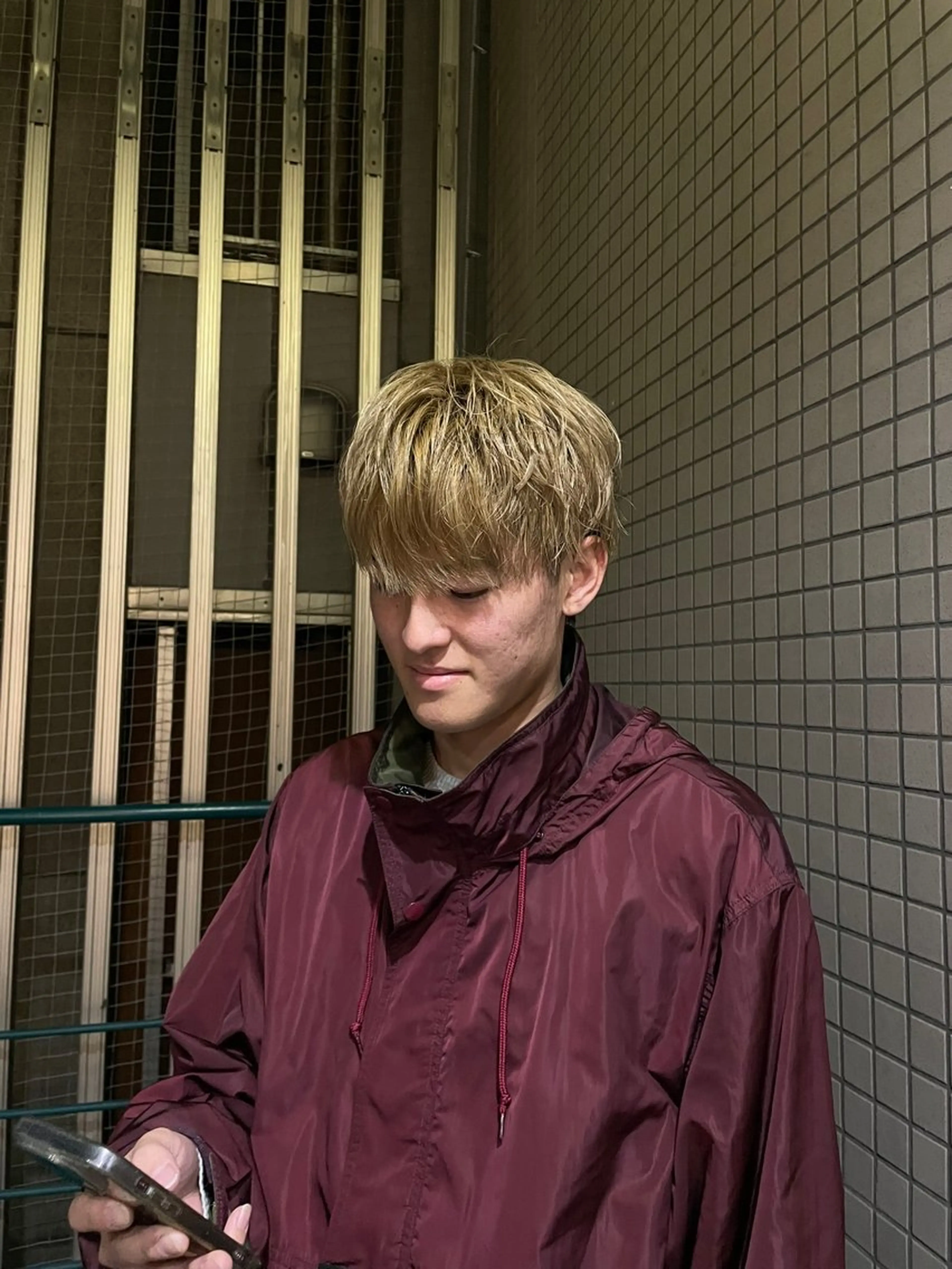 メンズ メンズハイトーン マッシュ Ace栄所属・メンズ専門/ メンズパーマ/ゆうとのヘアスタイル