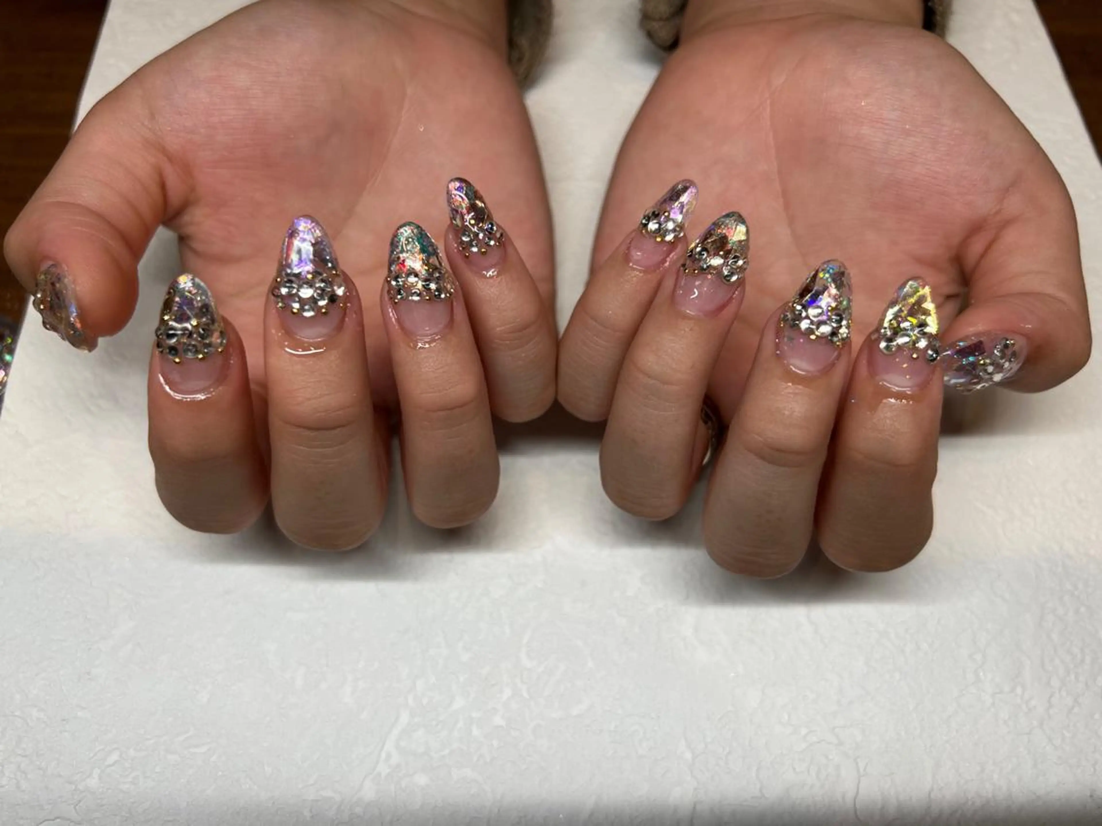 ネイル キラキラネイル lucky nail 歌舞伎町のネイルデザイン