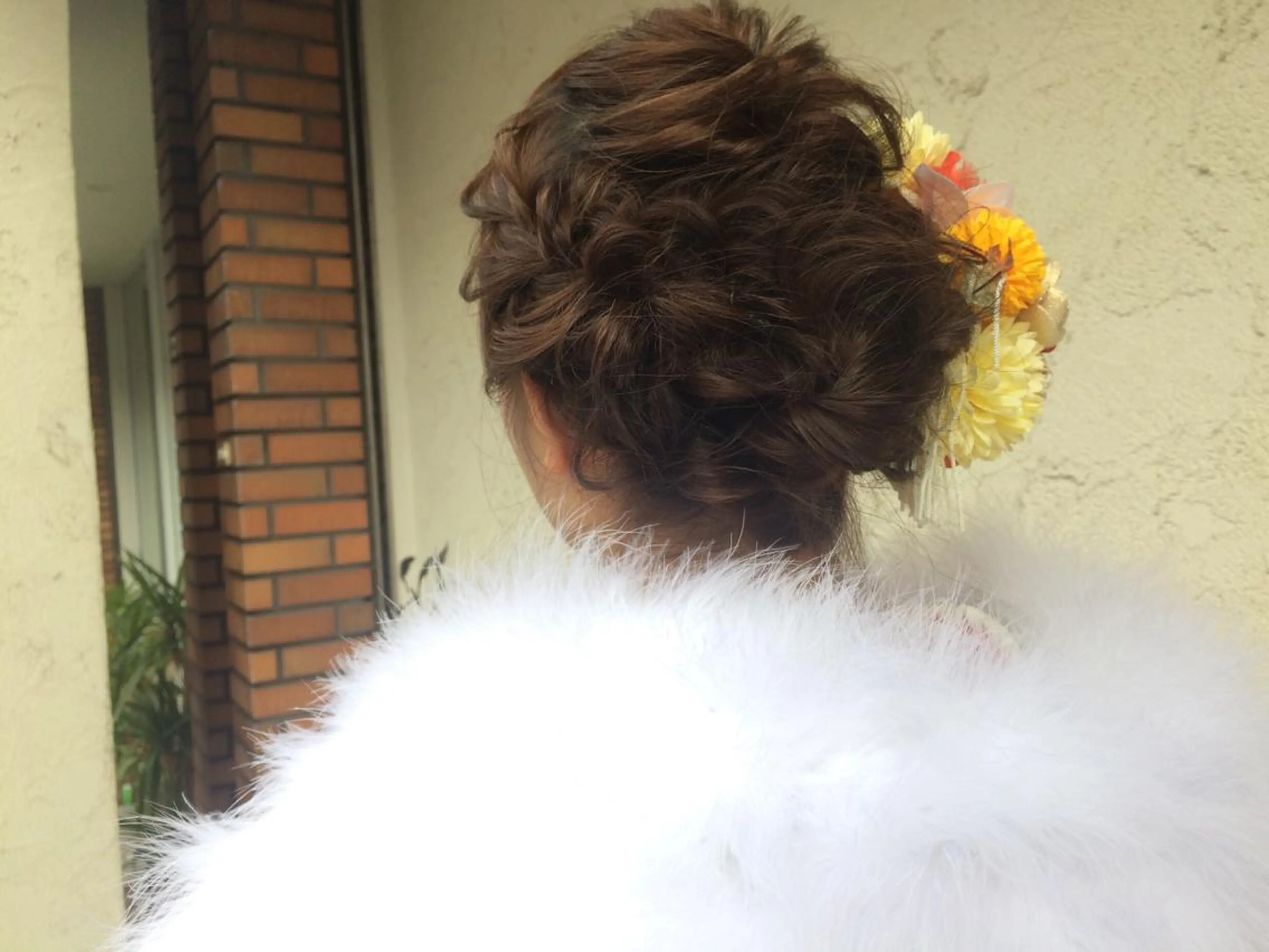 ミディアム セミロング ロング ヘアアレンジ 藤井 菜緒のヘアスタイル