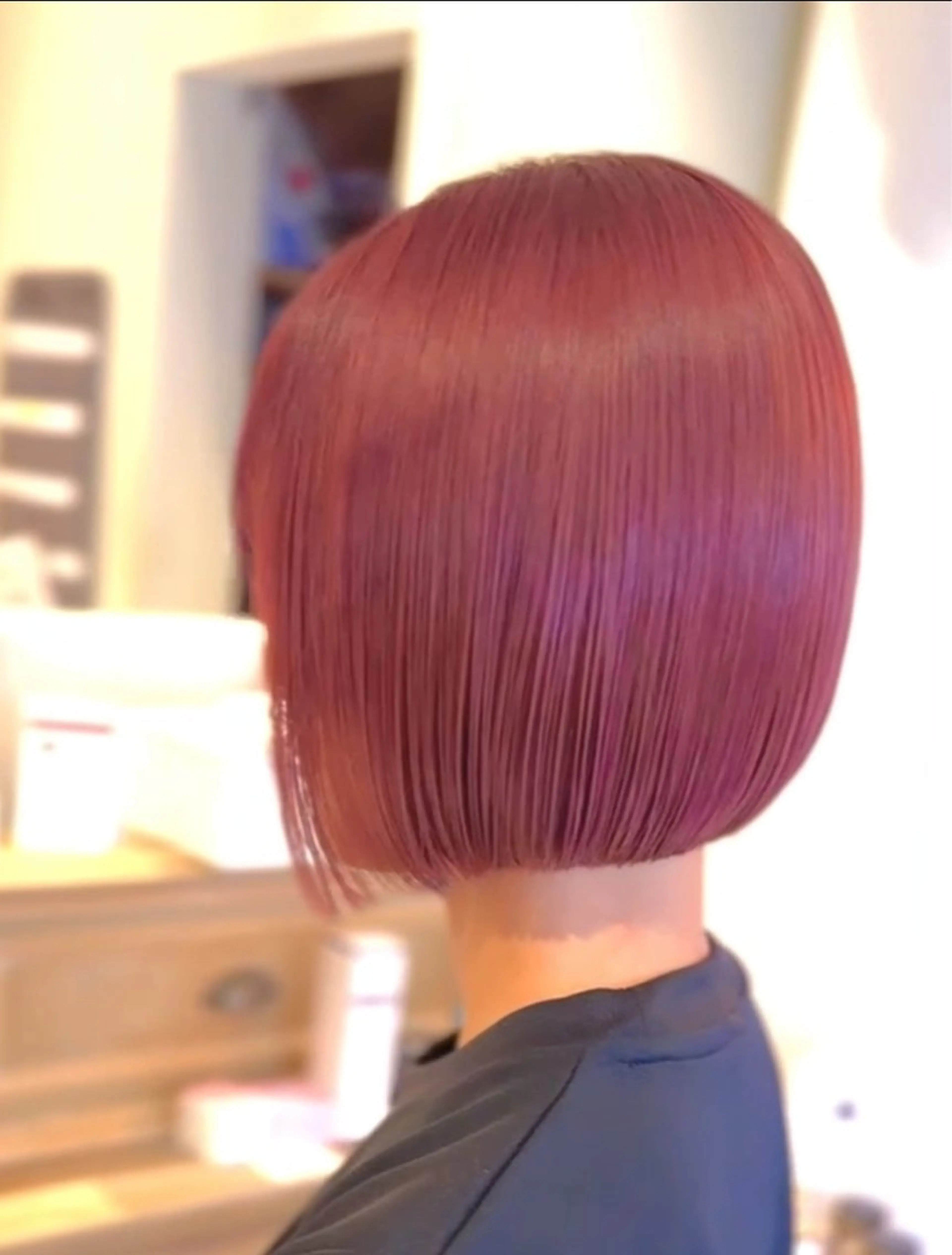 ミディアム ショートボブ ボブ 髪質改善/透明感艶 カラー/💎まな💎のヘアスタイル