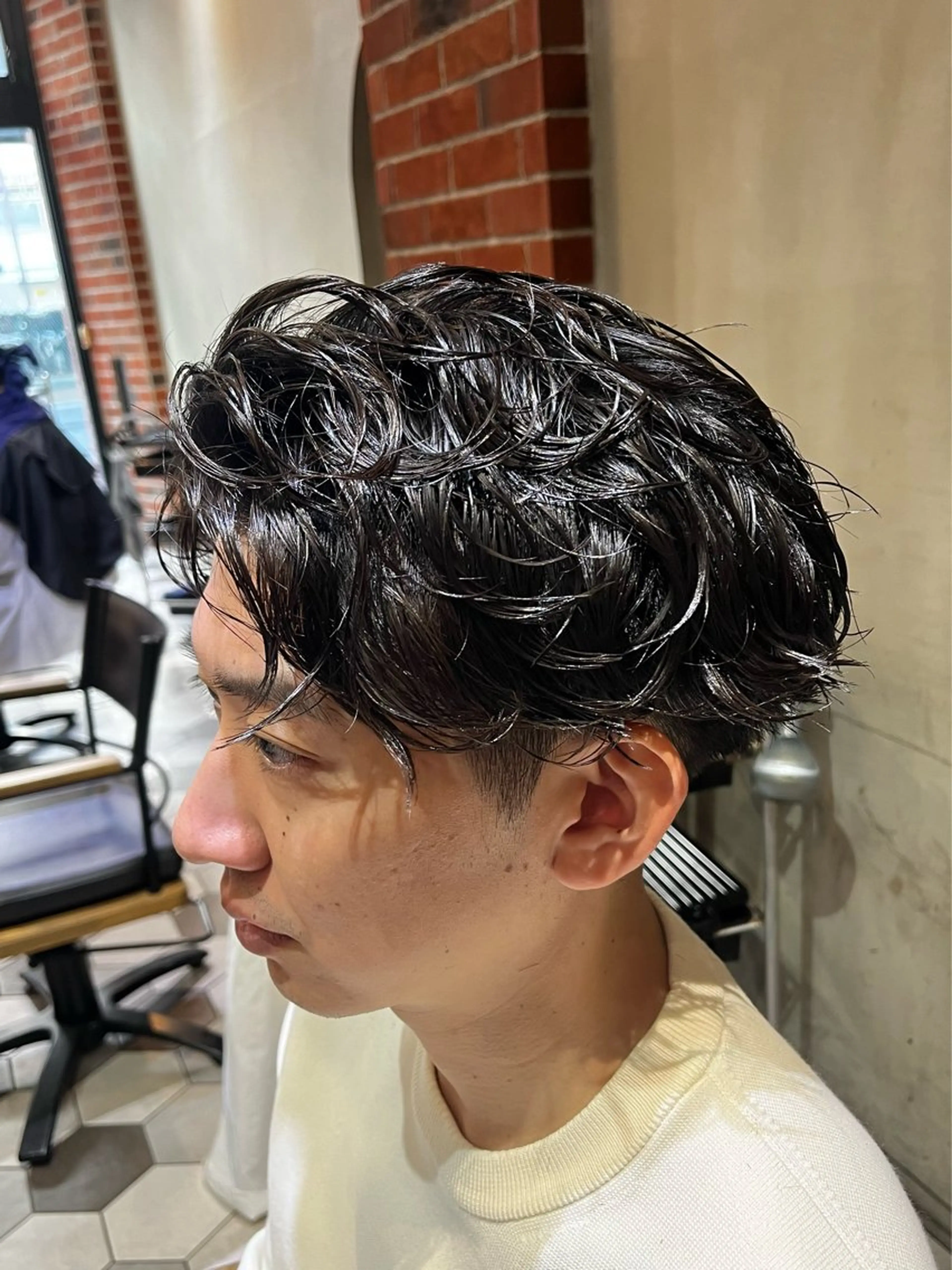 ショート パーマ メンズ 梅田/メンズ専門 /加地光尊のヘアスタイル