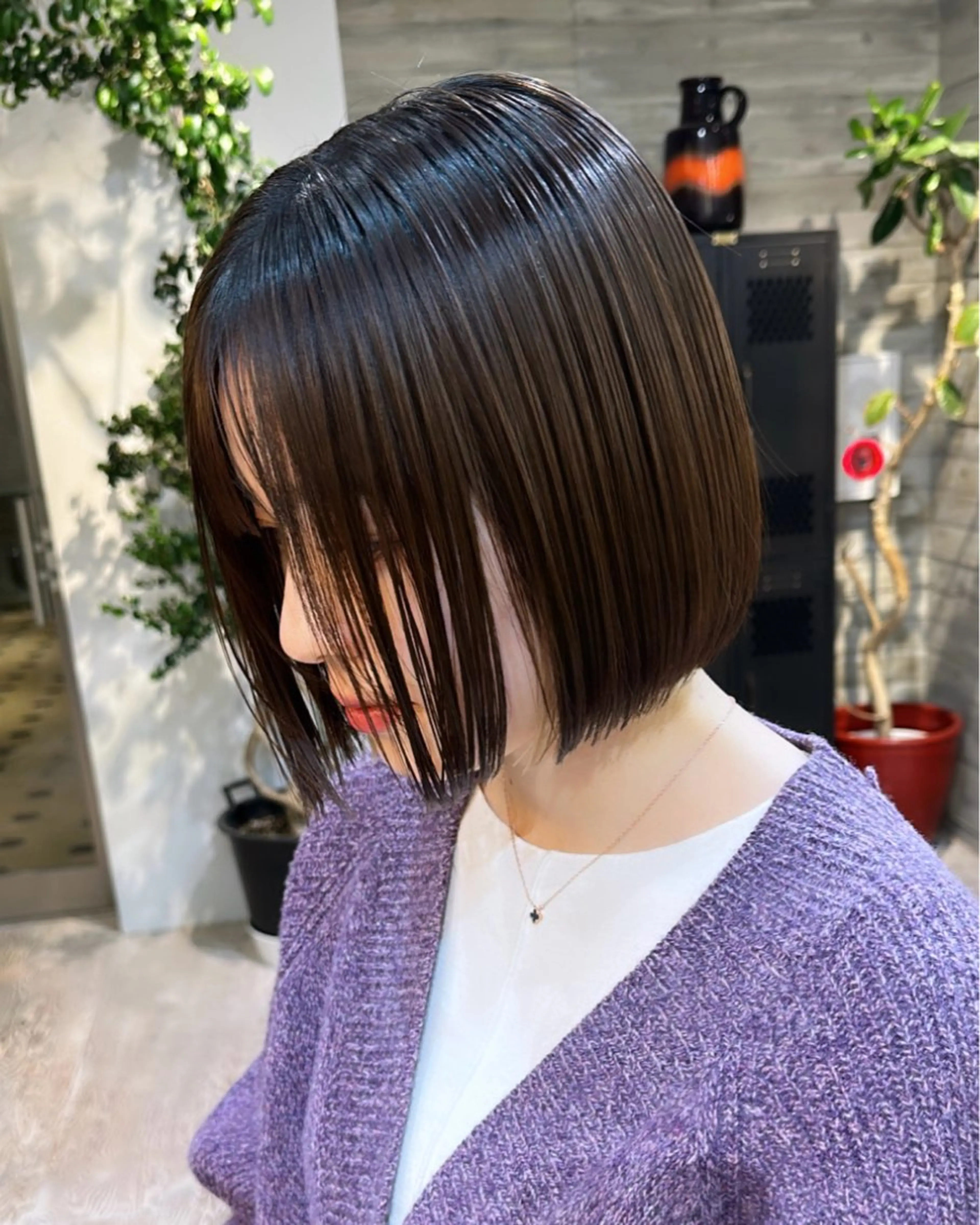 ショート カラー ササキカズマ〻透明感 〻色落ち〻赤み消しのヘアスタイル