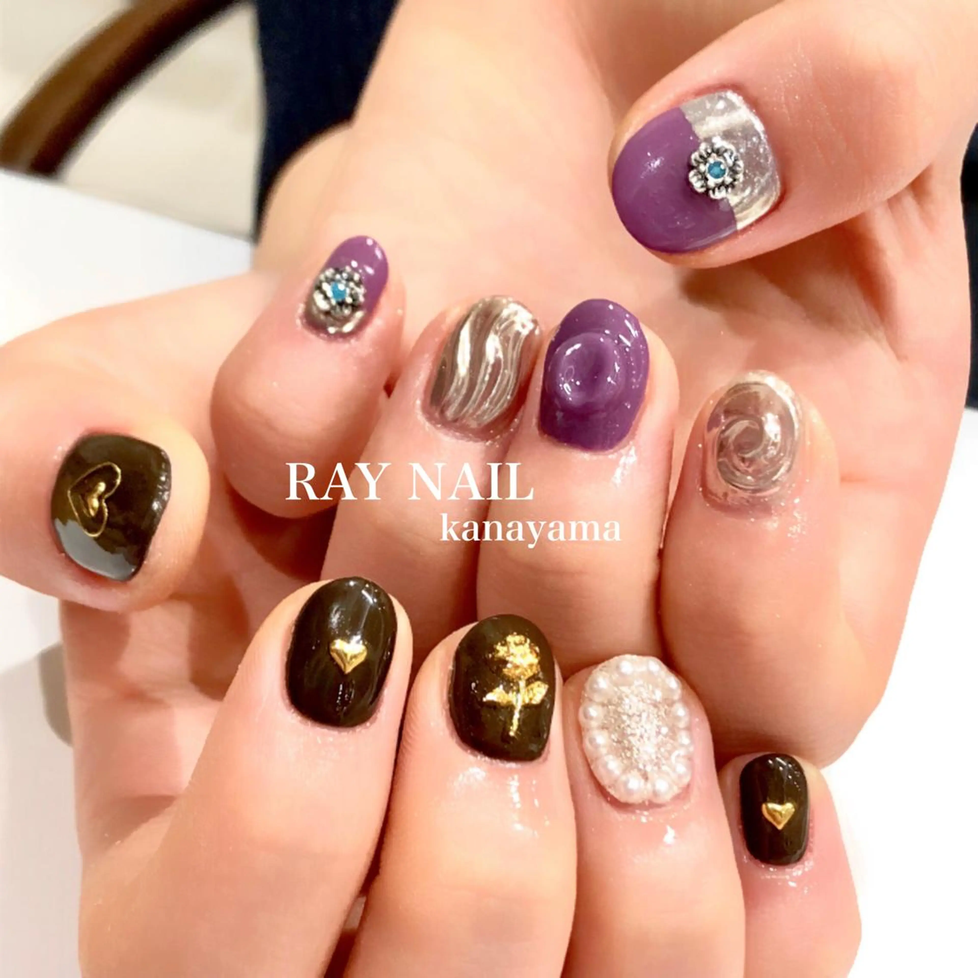 ネイル Arowa 伊田のネイルデザイン