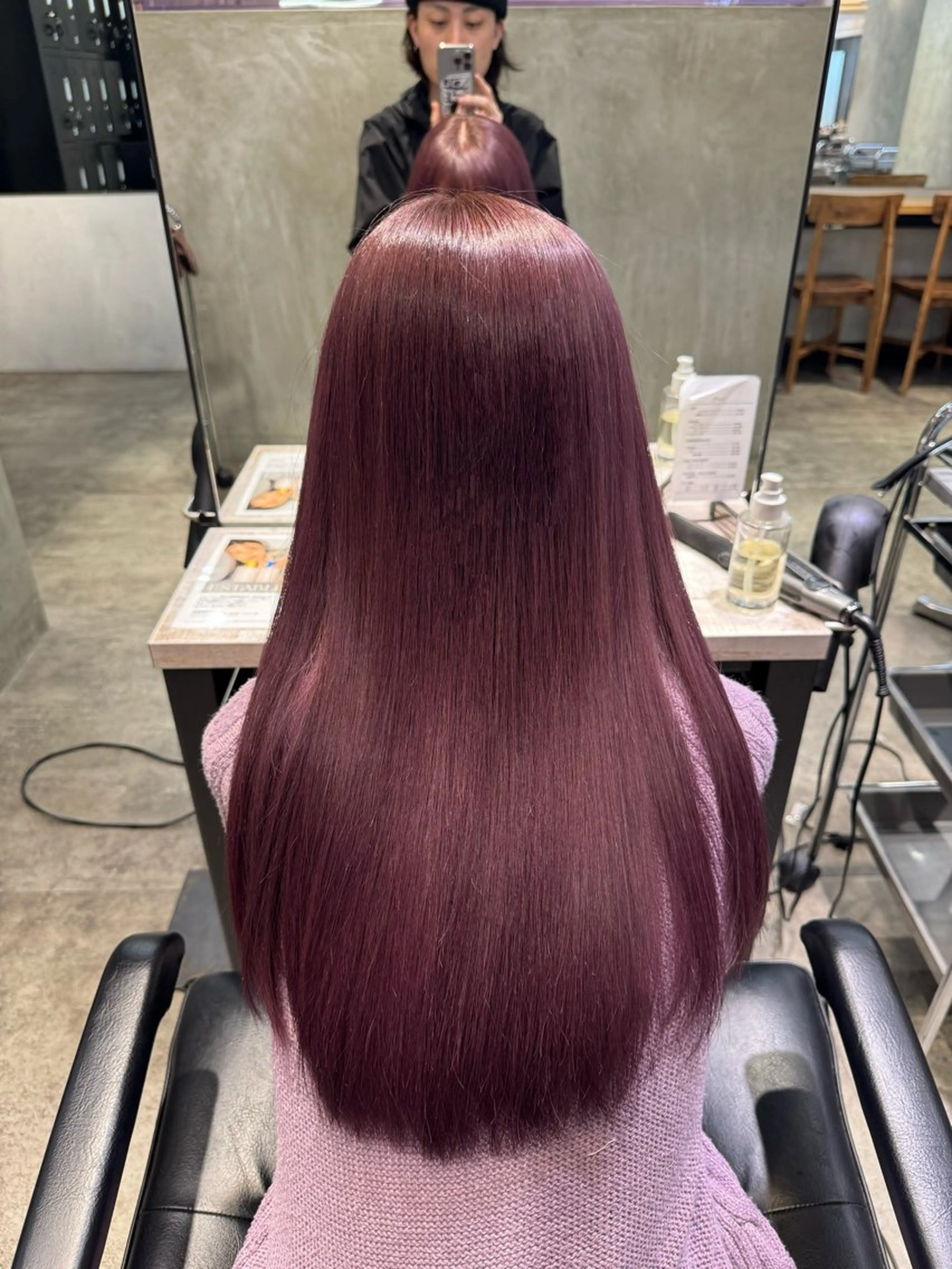 セミロング カラー カット ヘアカラー トリートメント ザクザクレイヤー 🍀/ブリーチ/小田のヘアスタイル