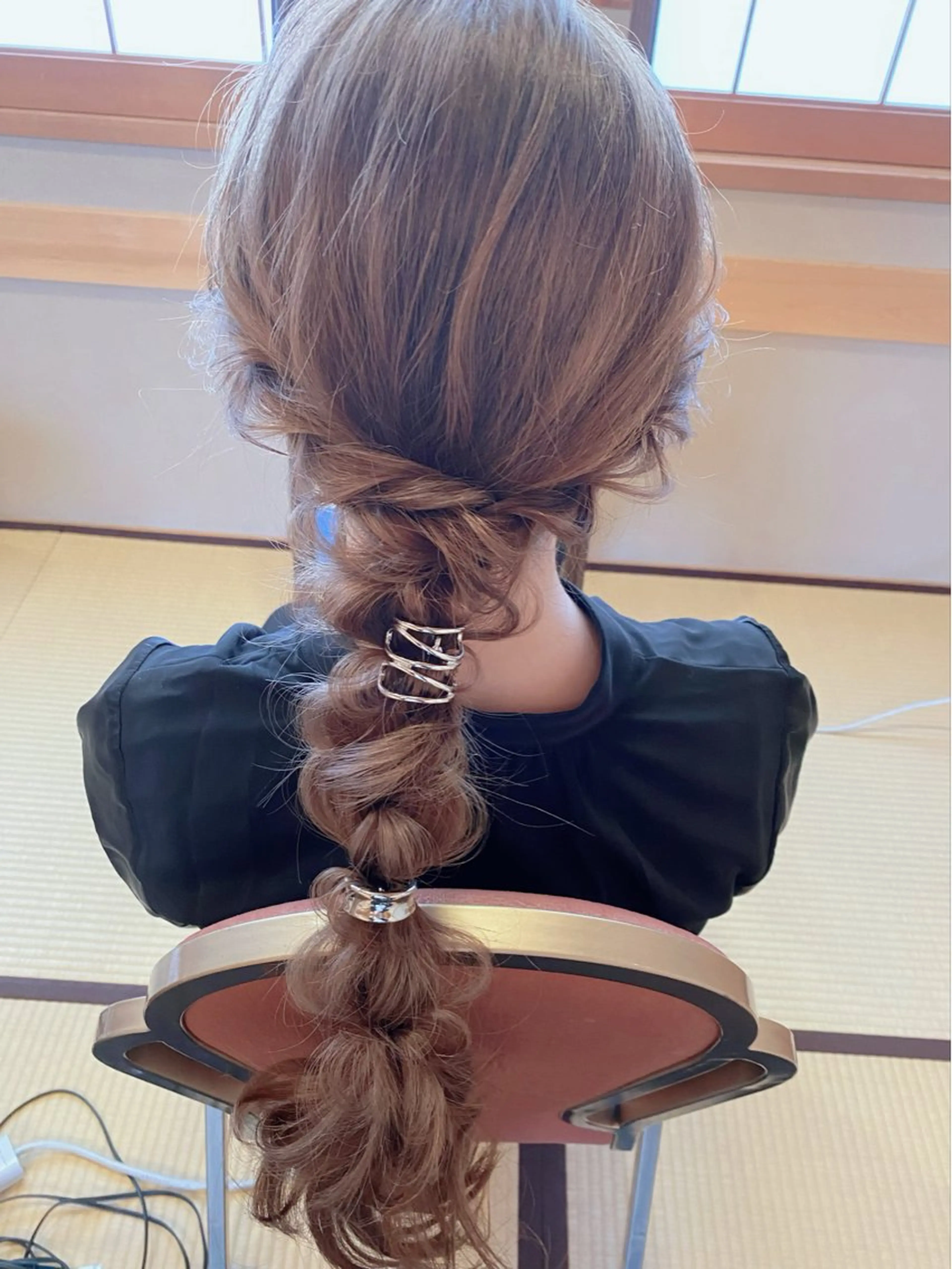 ロング ヘアアレンジ セットサロン      ラフテル所属・大阪/ヘアアレンジ /似合わせset💐のヘアスタイル