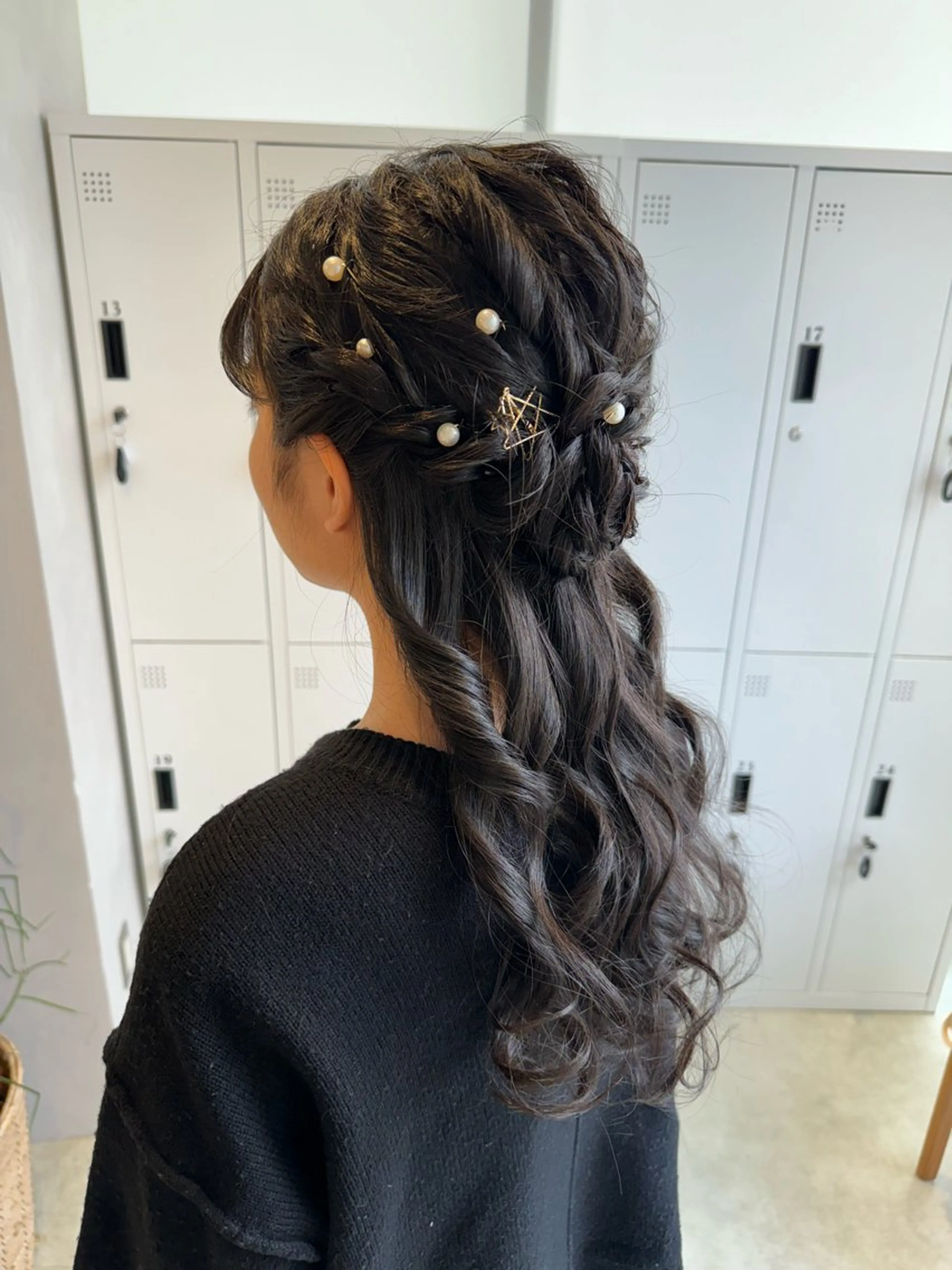 ロング ヘアアレンジ 透明感カラー✨艶髪 制作🌱山根あゆみのヘアスタイル