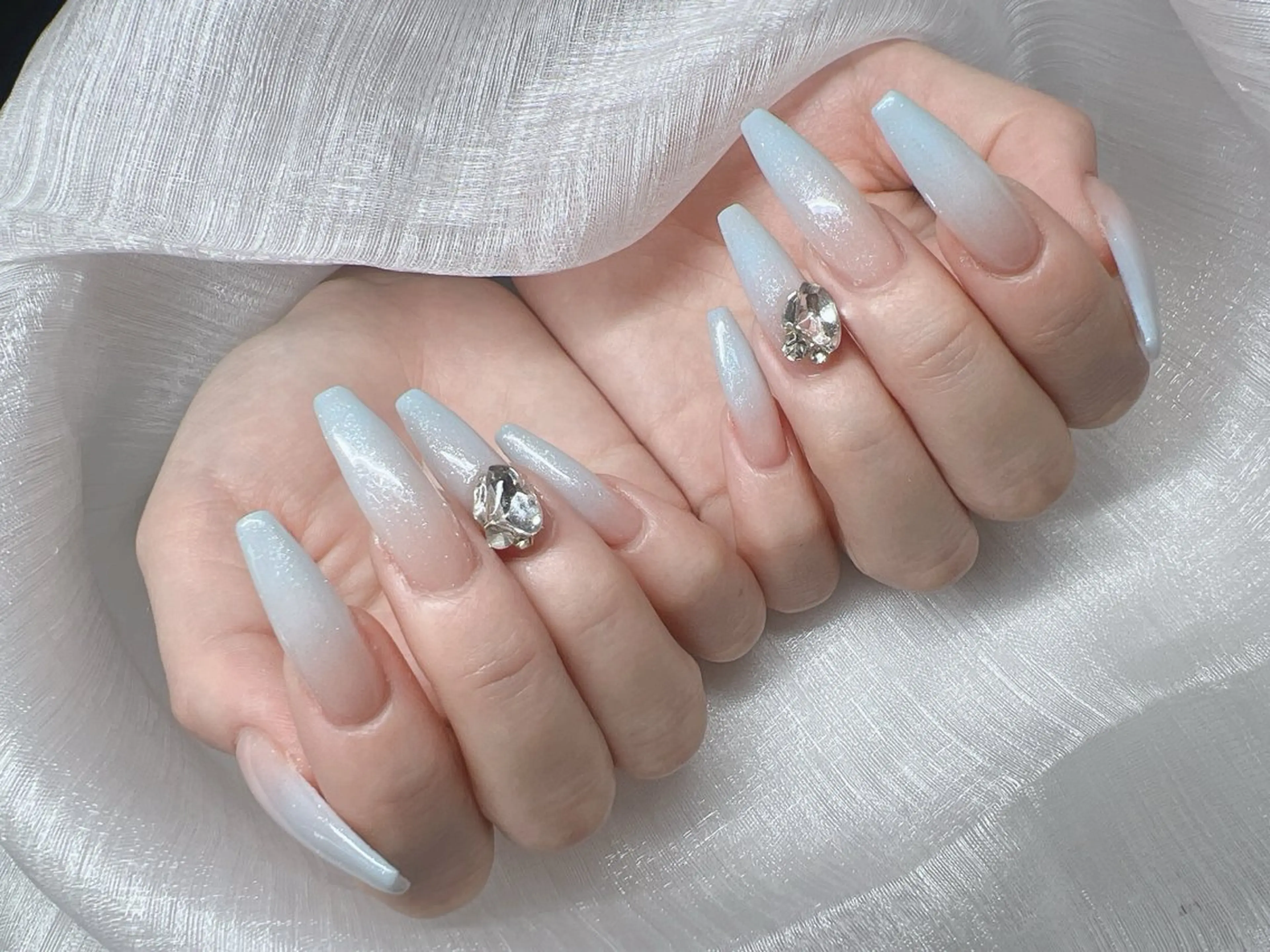 ネイル ハンドネイル Lee Nails チップ長さだし専門店のネイルデザイン