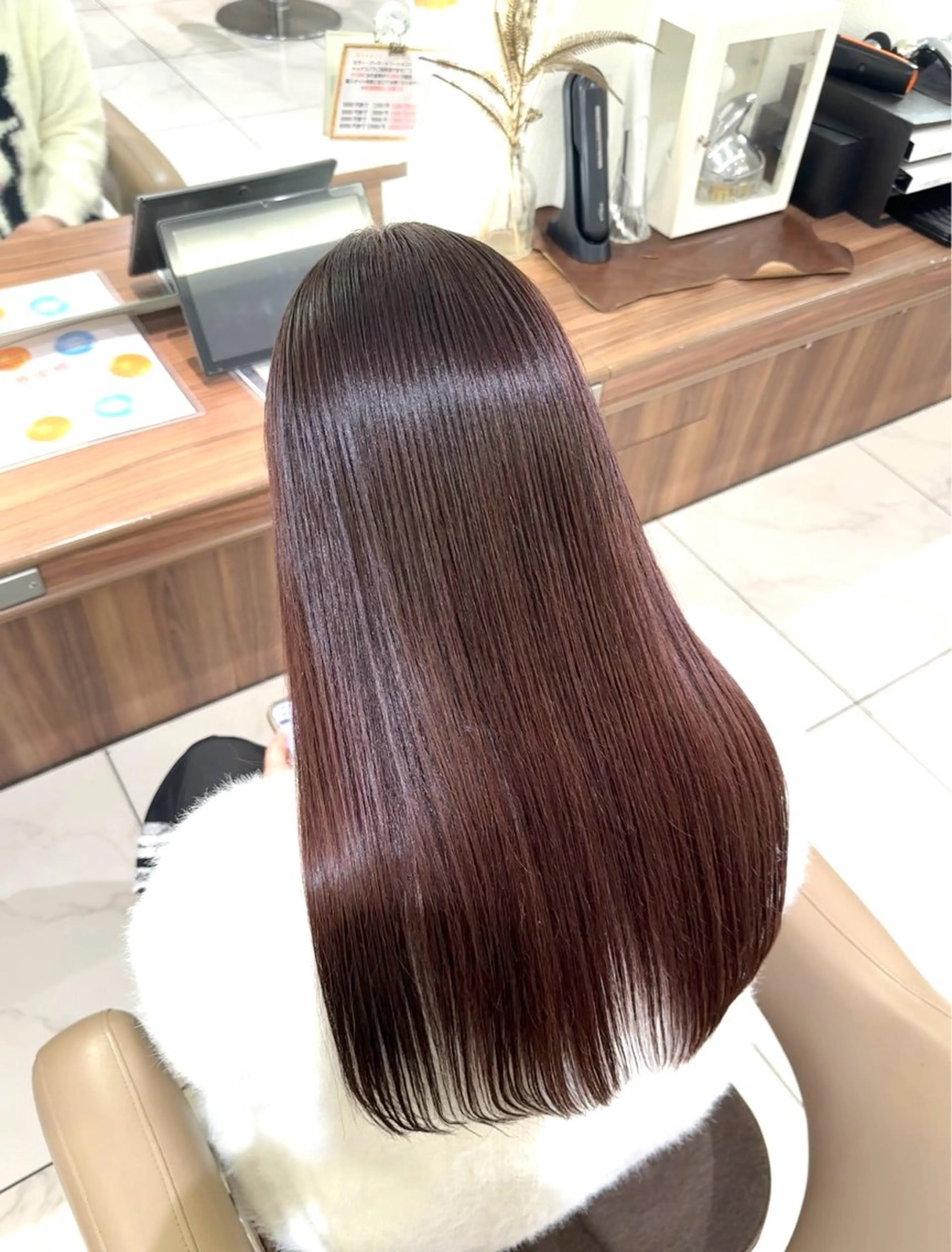 ロング カラー 透明感カラー ヘアカラー 北島亜弥/髪質改善 /カラーのヘアスタイル