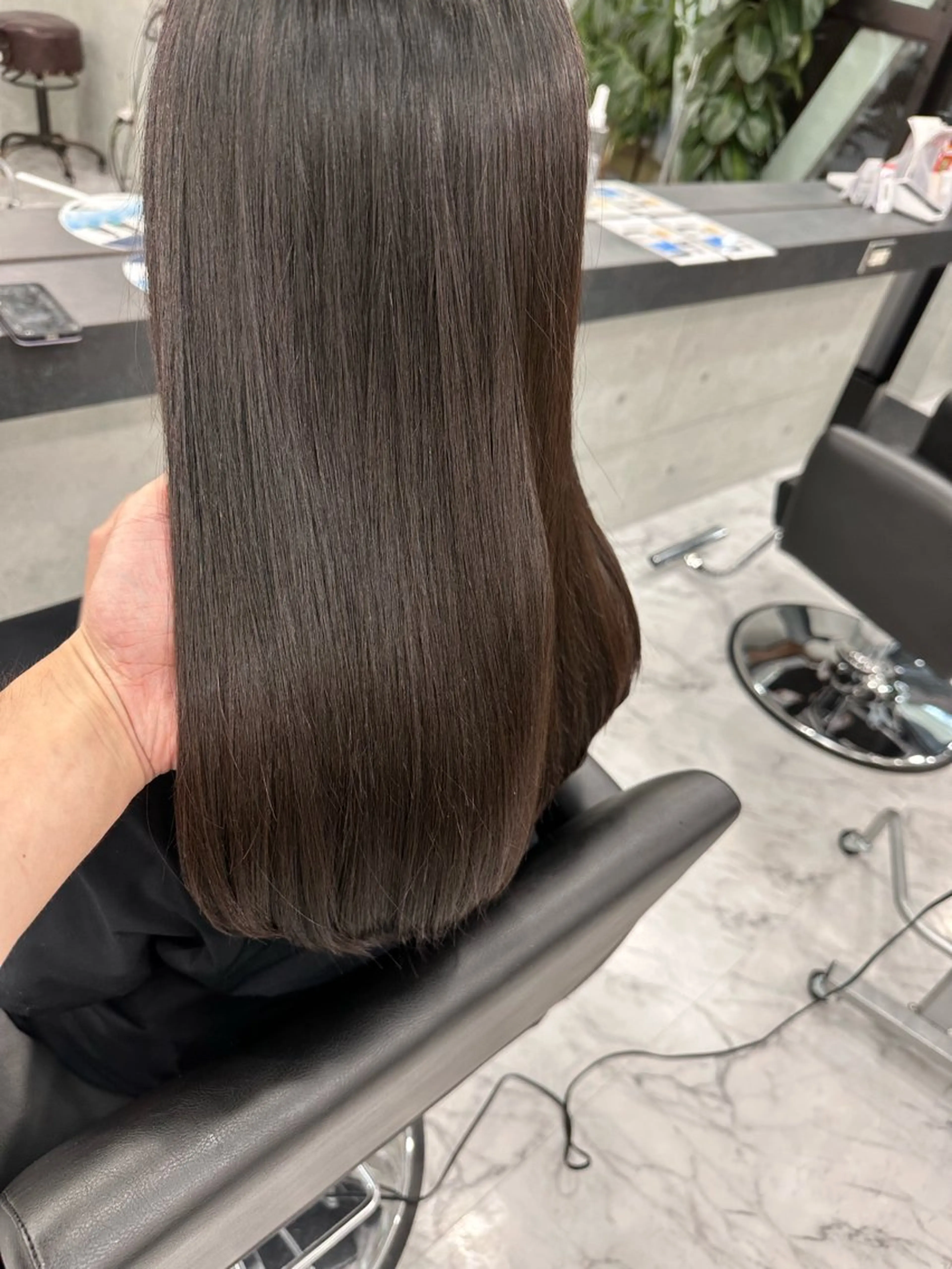 ミディアム ハイライト 髪質改善 小顔カット Endearing 銀座/レイヤーカットのヘアスタイル