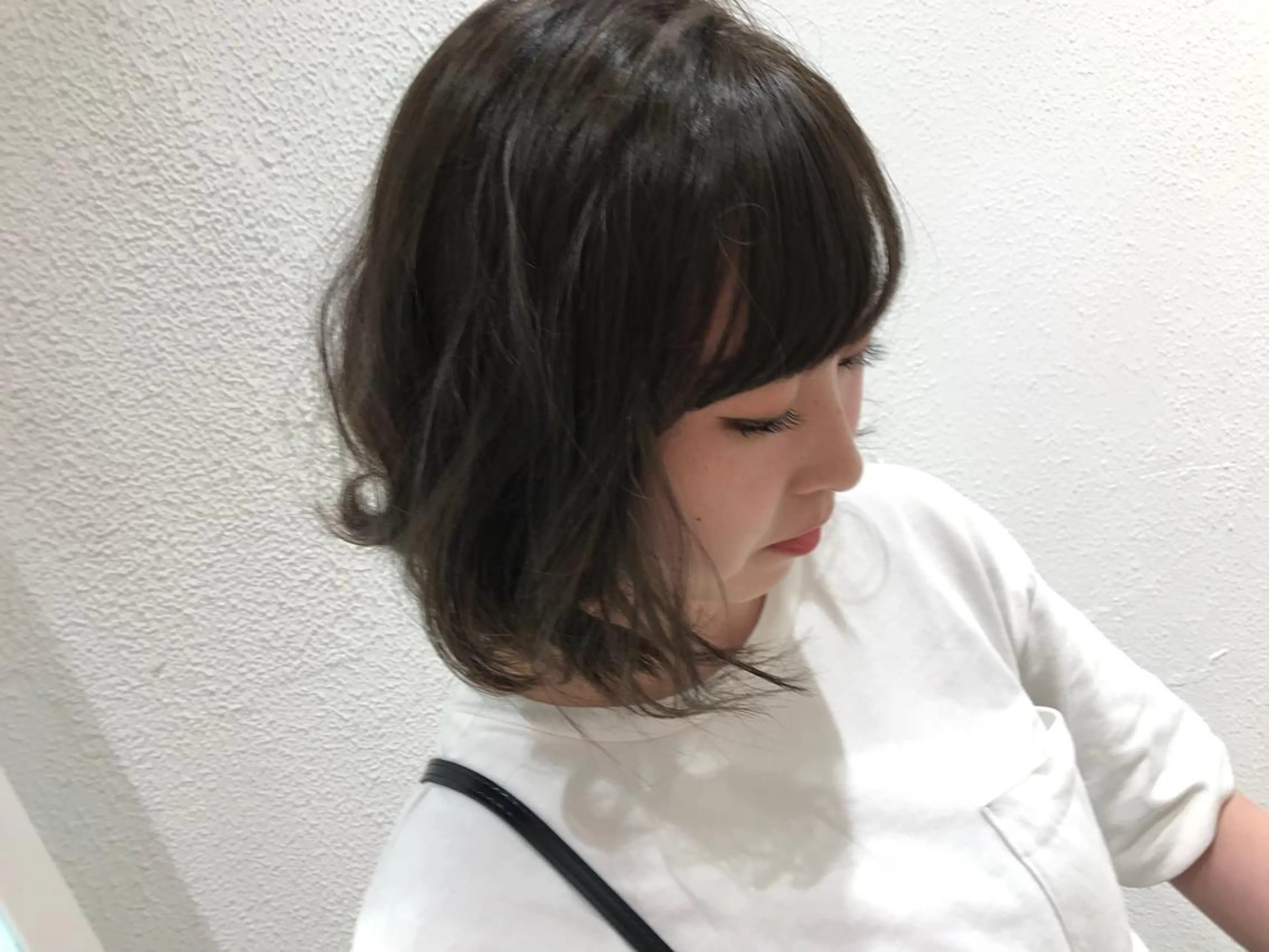 ショート カラー ハイライトカラー ハイライト ヘアカラー トリートメント ウエモト タク ショート/レイヤーのヘアスタイル